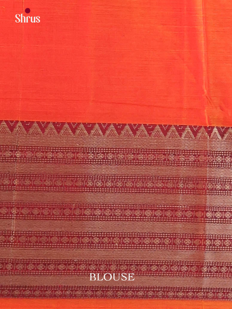 Orange - Narayanpet Cotton Saree