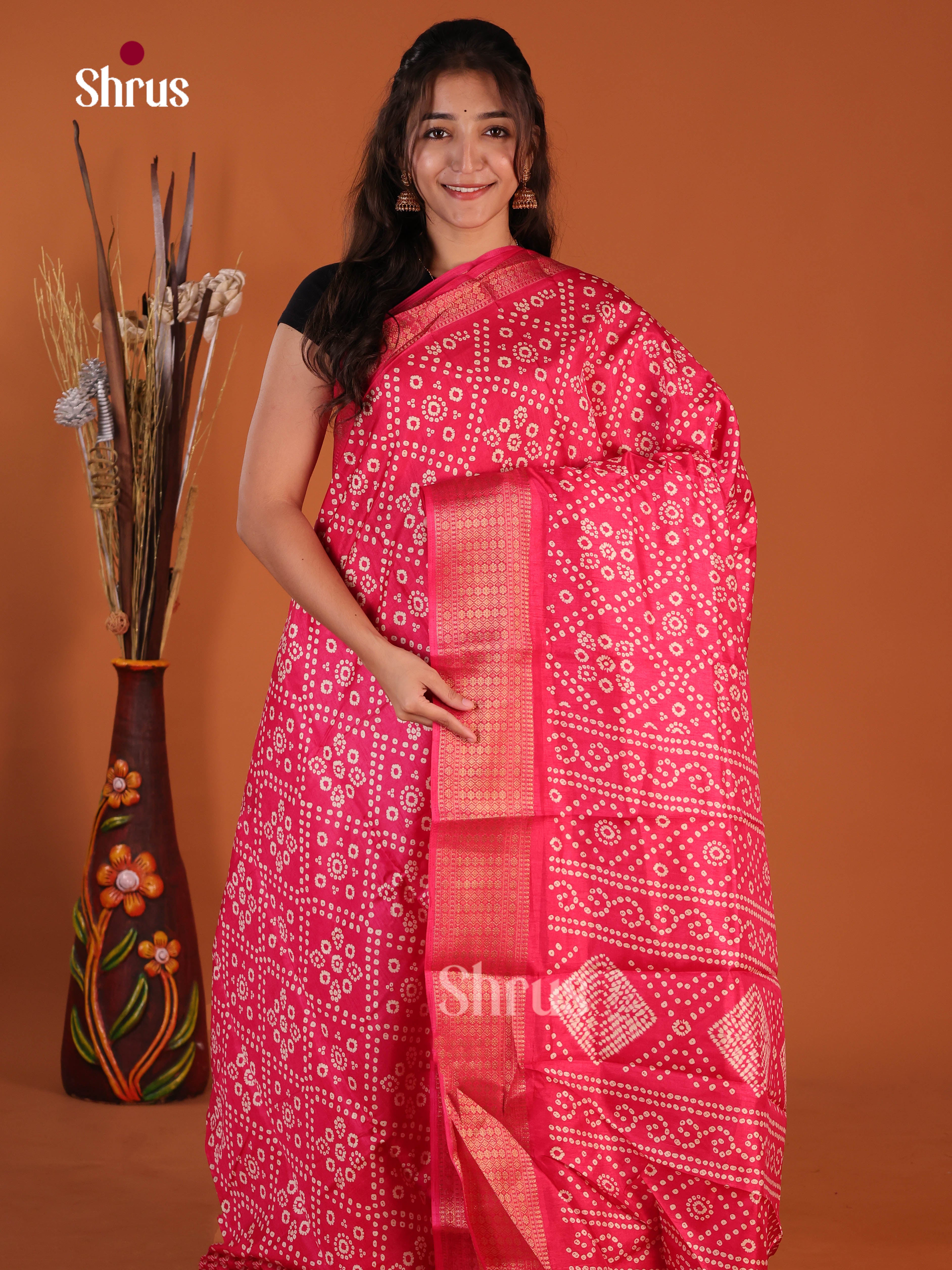 DJS08198 - Semi Crepe Saree - Shop on Shrus.com