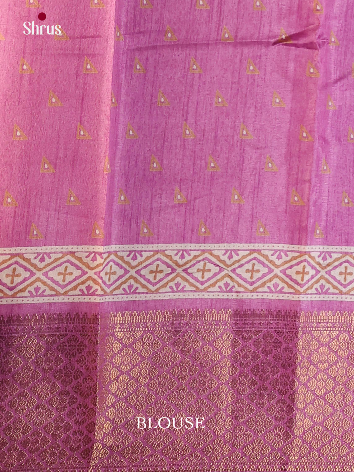 Purple - Semi Crepe Saree