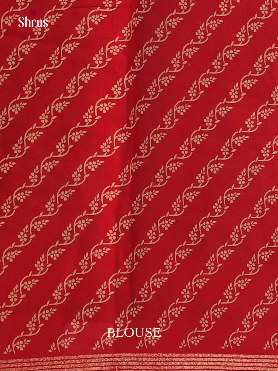 Black & Red - Art Modal Saree