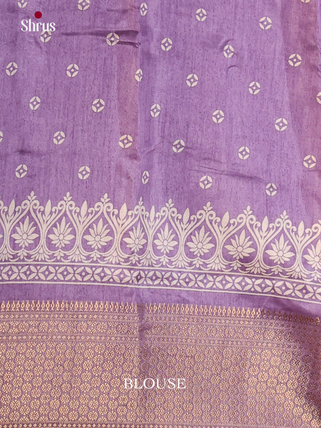 Purple - Semi Crepe Saree