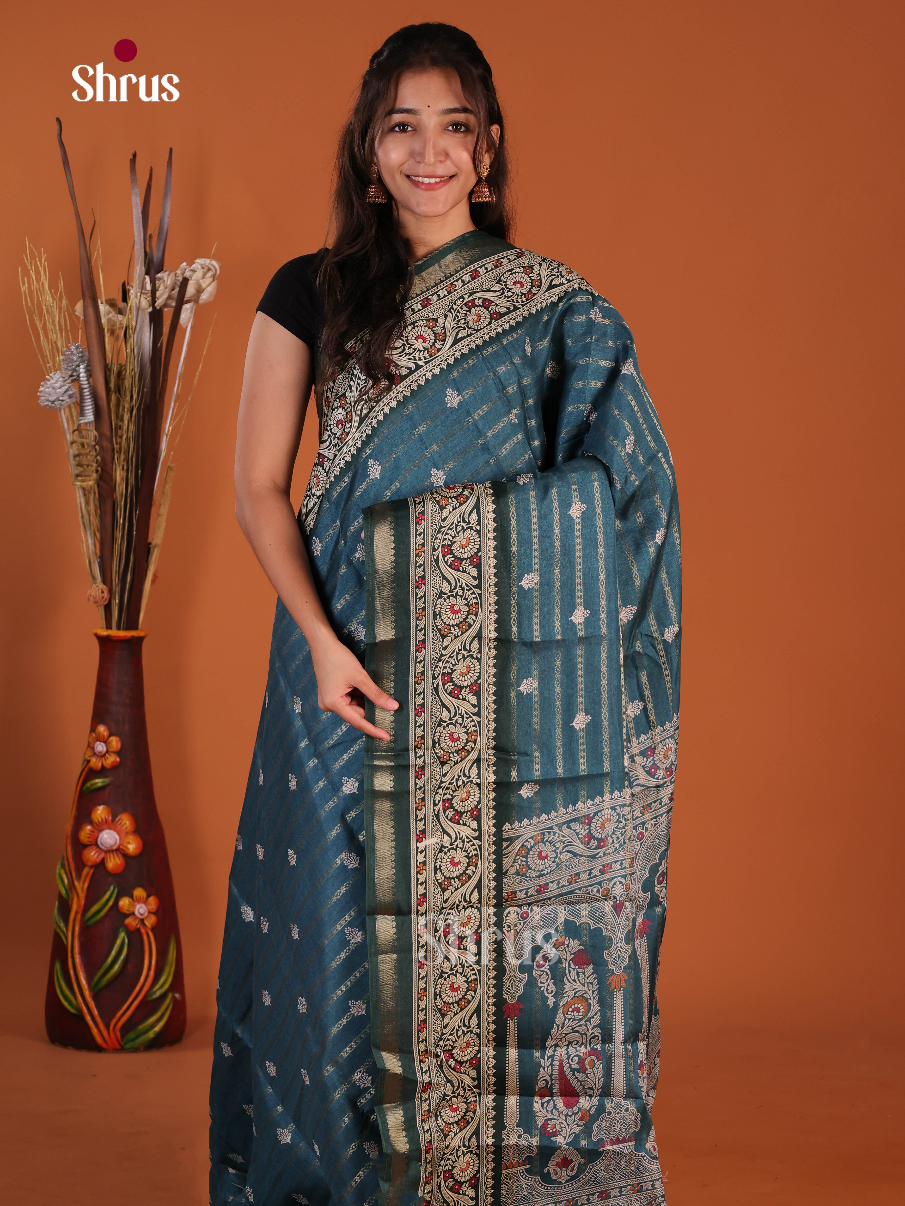 DJS08292 - Semi Crepe Saree