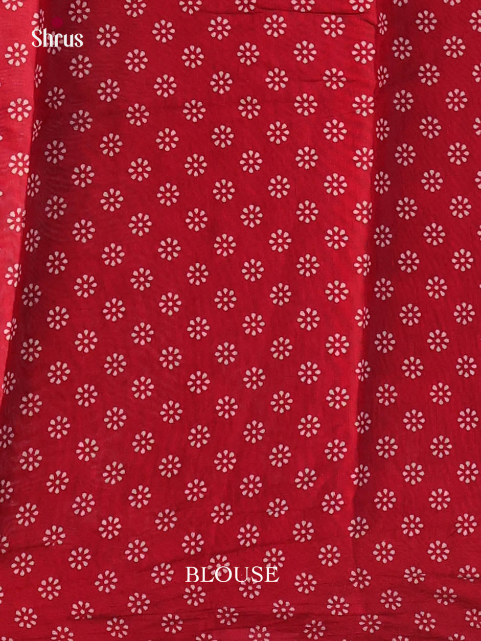 Red - Art Modal Saree