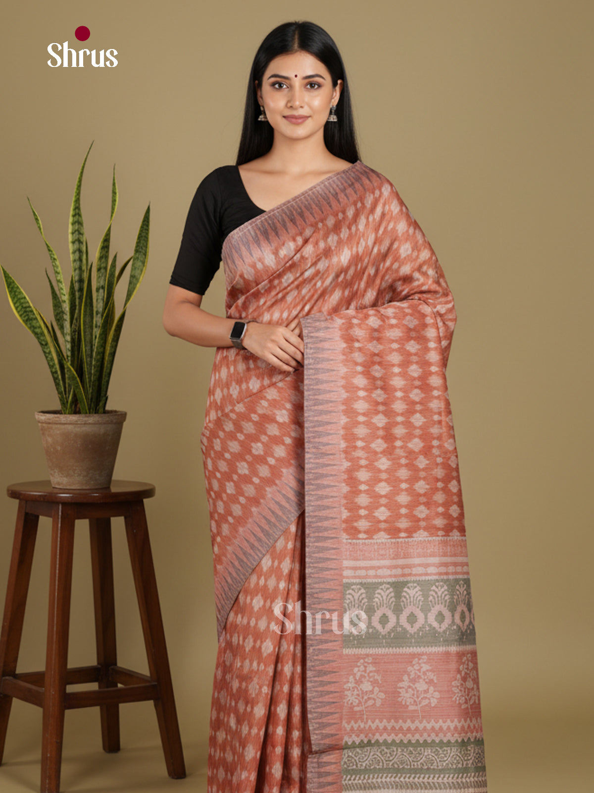 DJS08350 - Semi Chanderi Saree