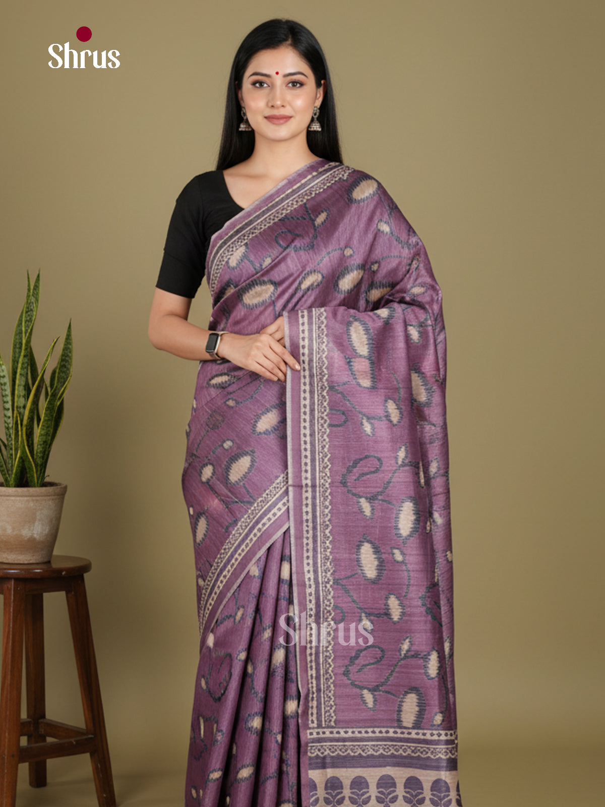 DJS08364 - Semi Chanderi Saree