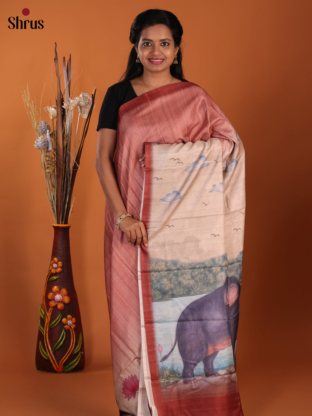 DJS08466 - Butter silk Saree