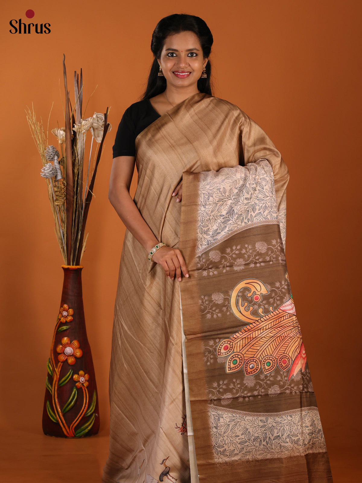 DJS08468 - Butter silk Saree
