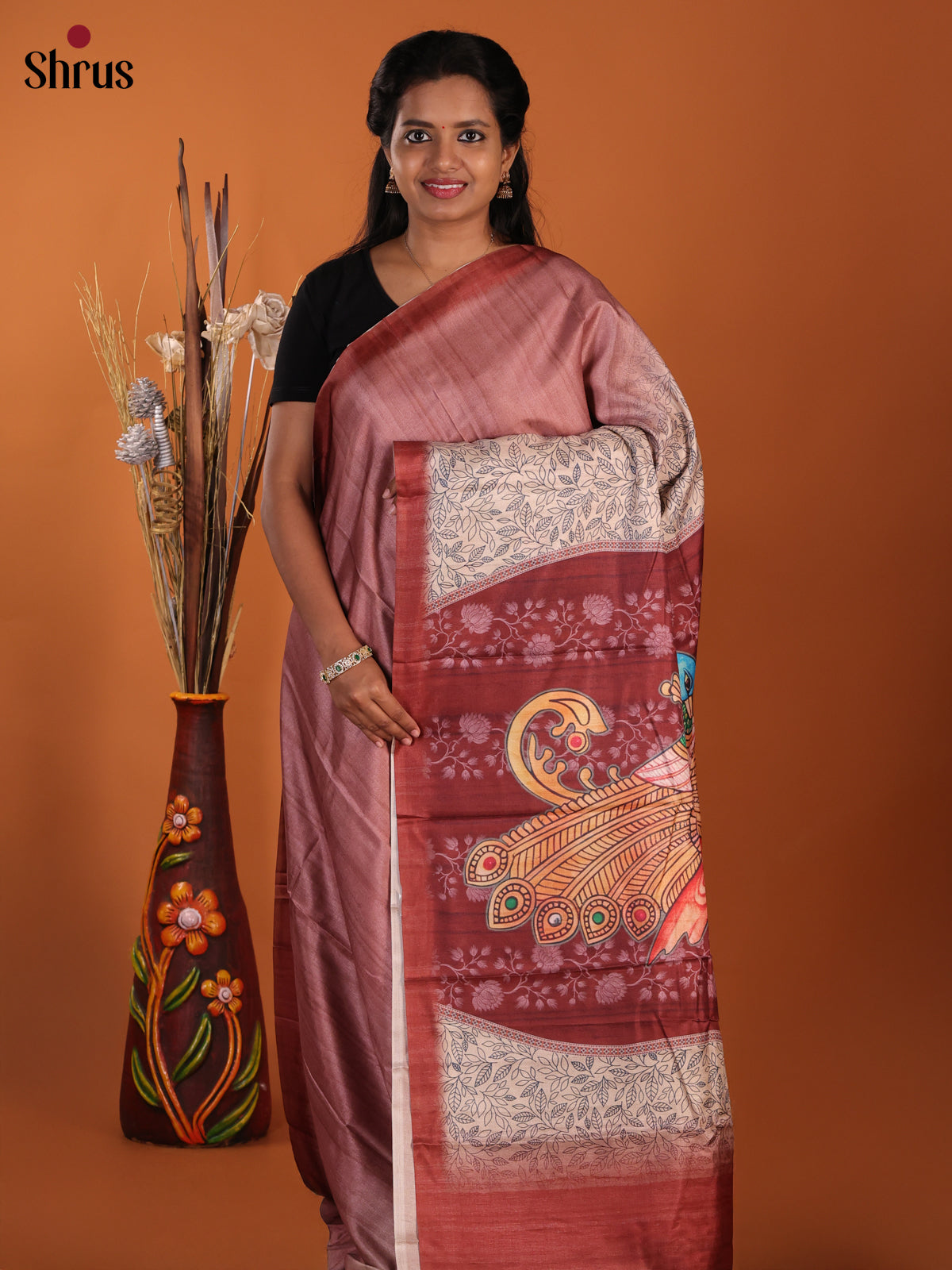 DJS08469 - Butter silk Saree
