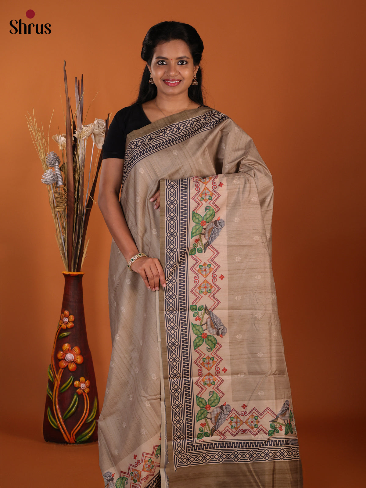 DJS08476 - Butter silk Saree