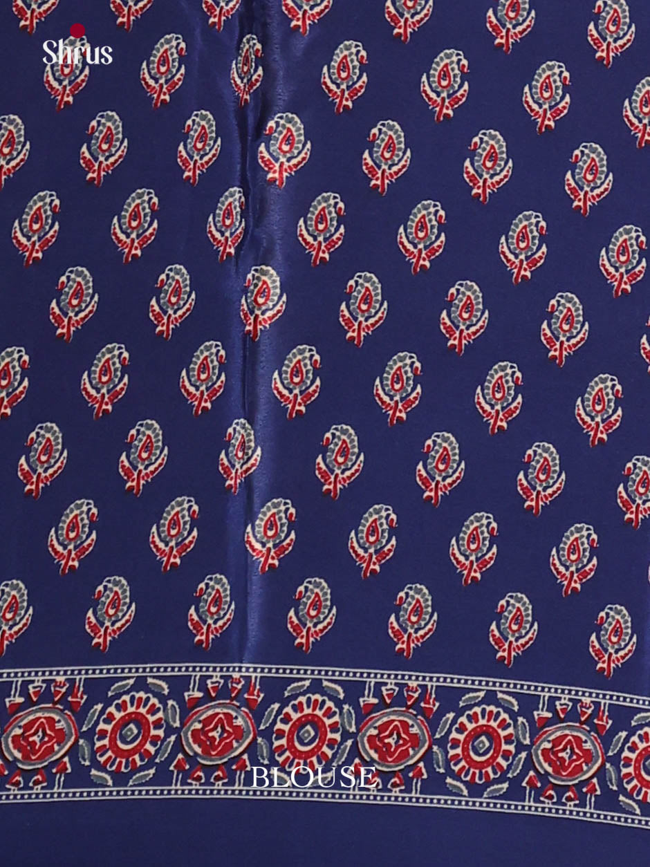 Blue - Art Modal Saree