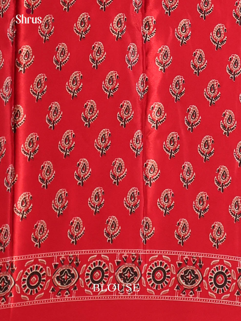 Red - Art Modal Saree