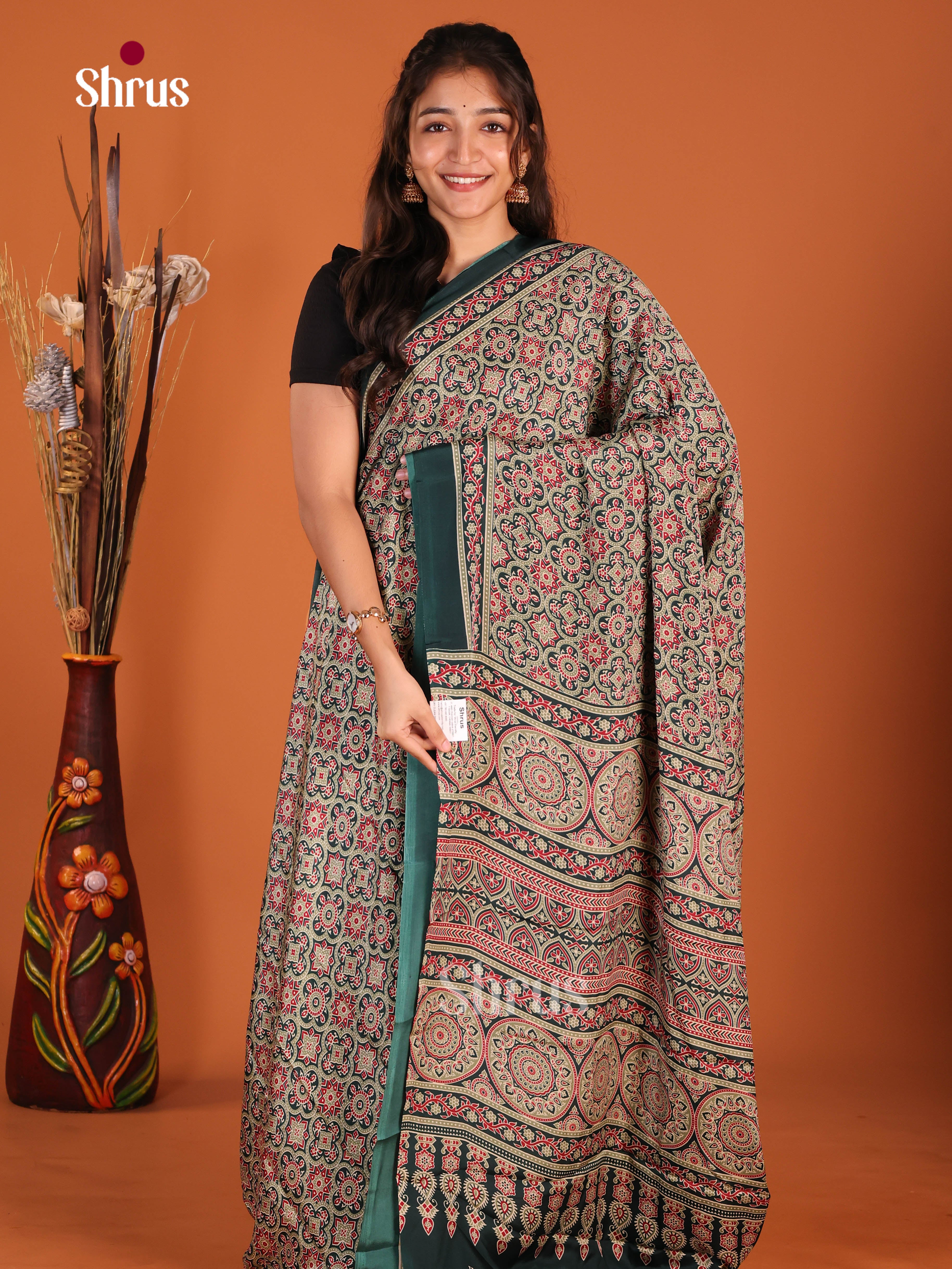 Green- Art Modal Saree