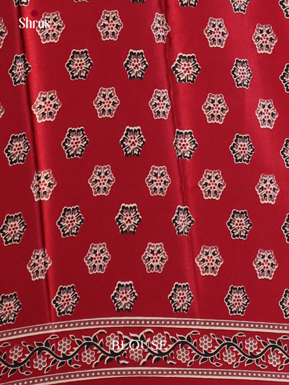 Red - Art Modal Saree