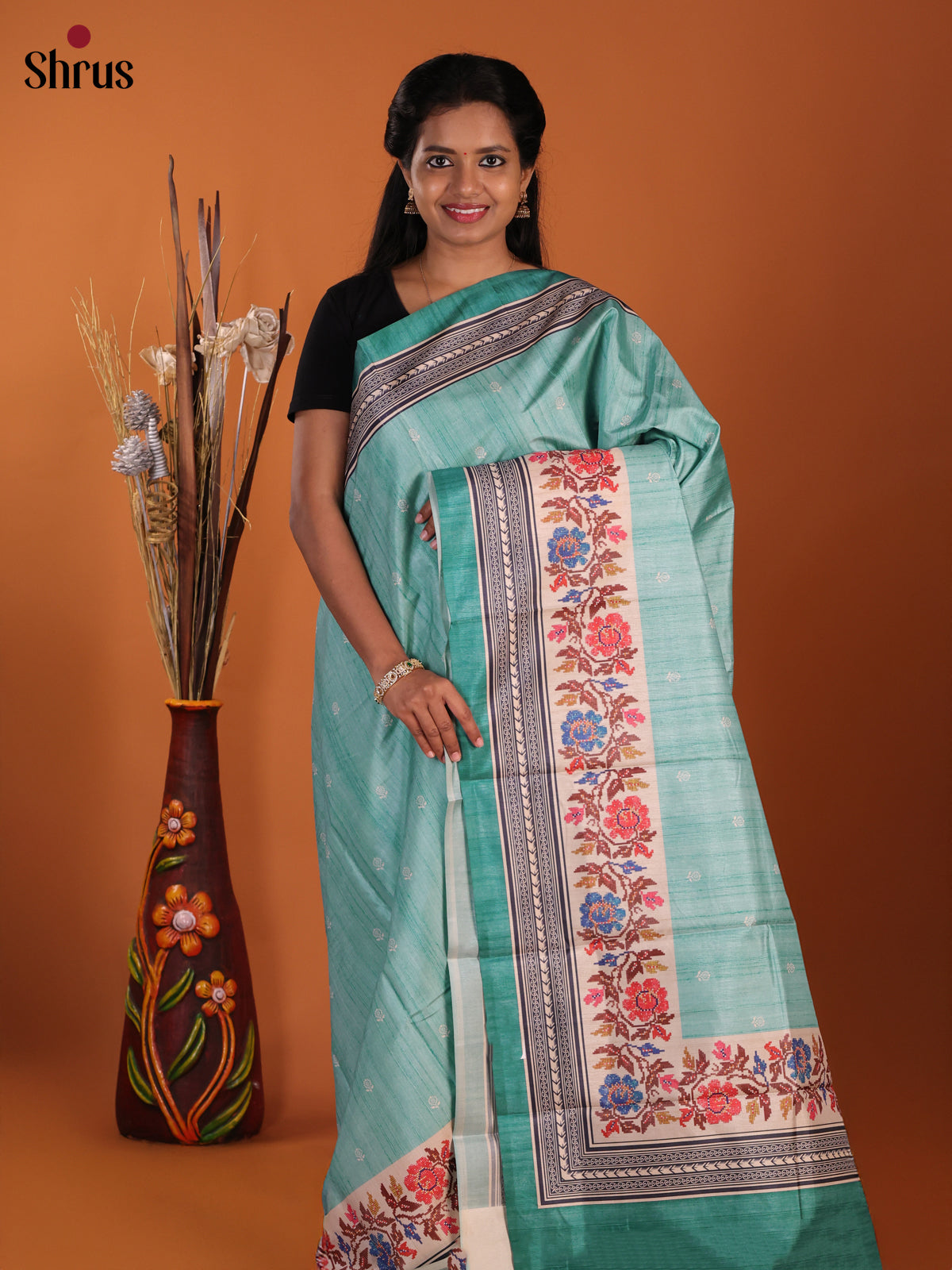 DJS09034 - Butter silk Saree