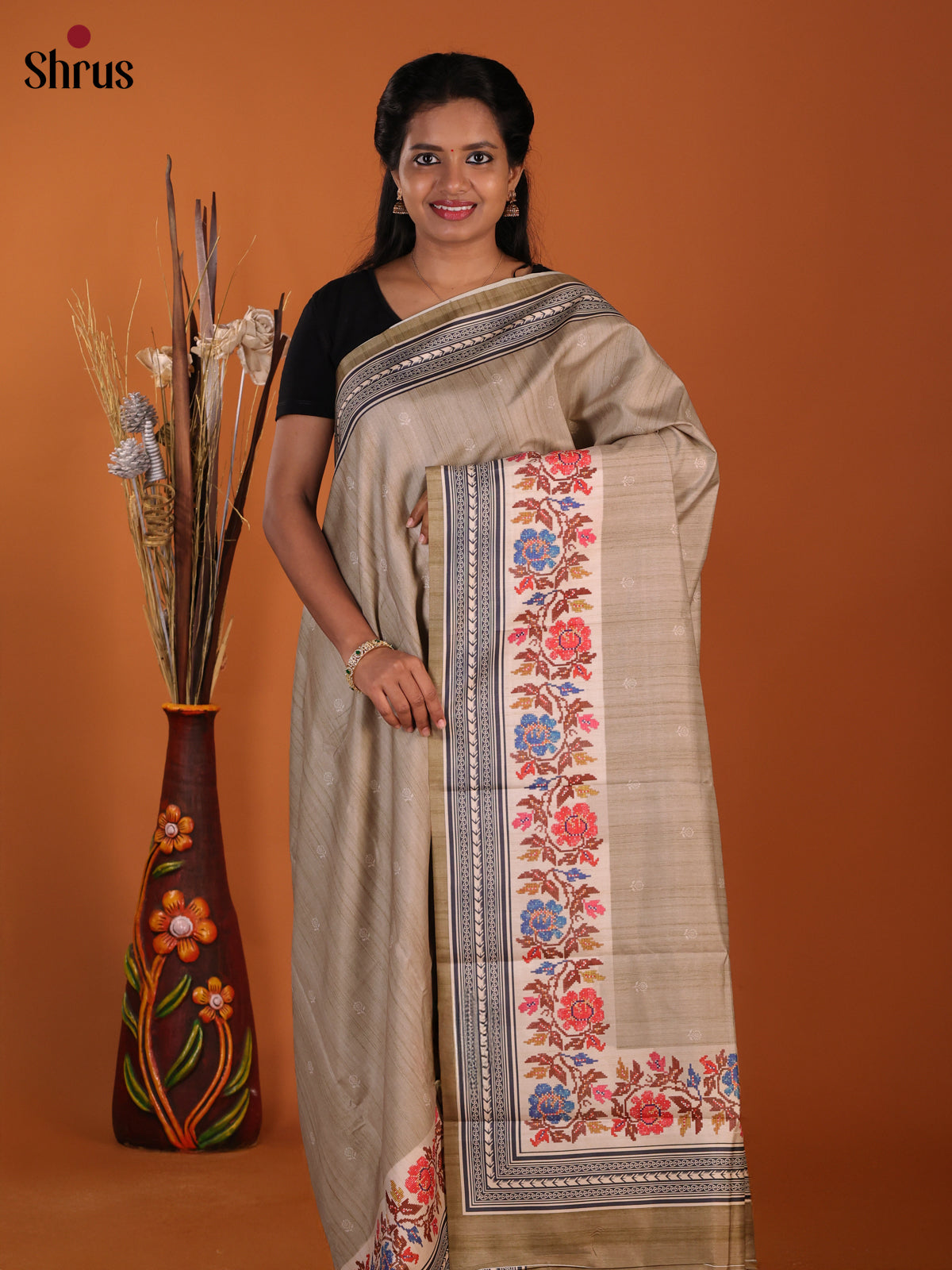 DJS09036 - Butter silk Saree