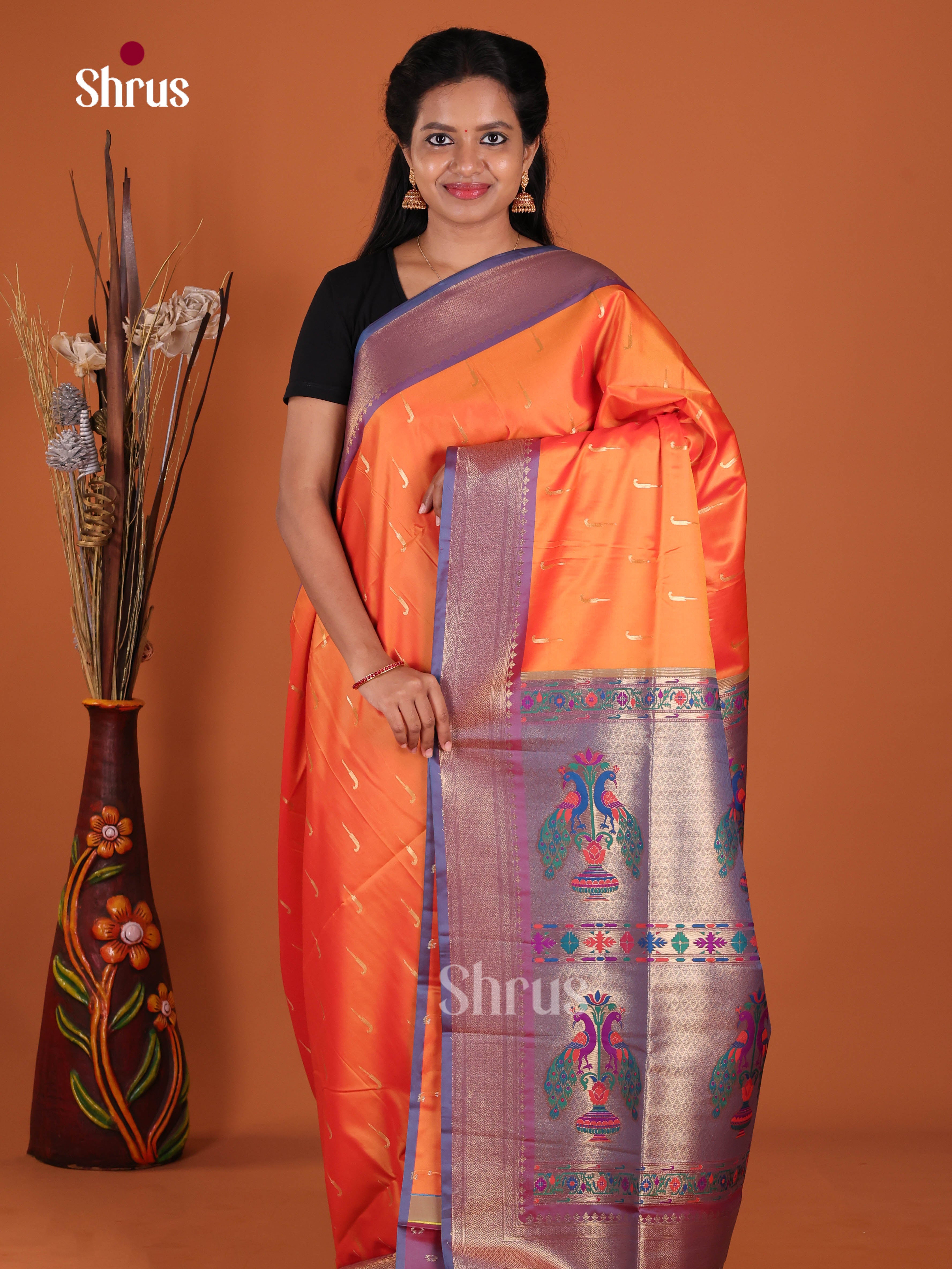 DJS09054 - Semi Softsilk Saree