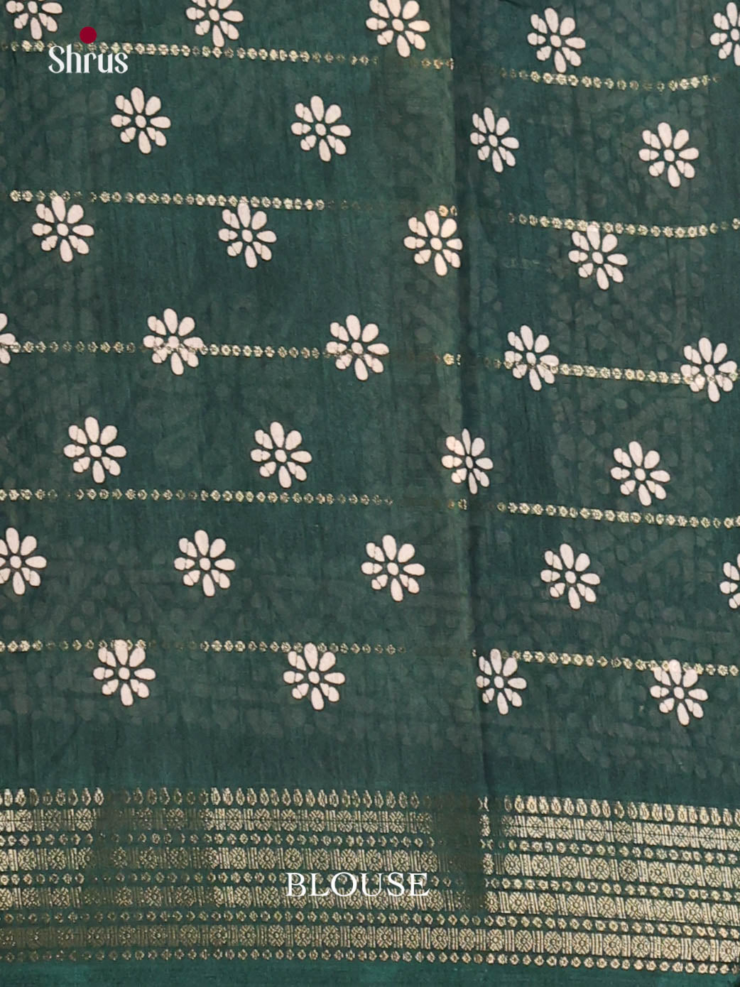 Green - Semi Crepe Saree