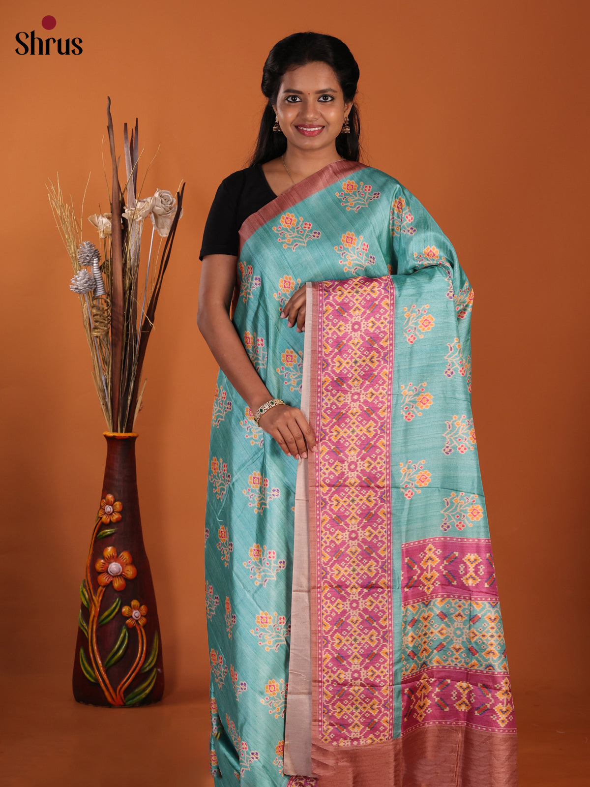 DJS09080 - Butter silk Saree