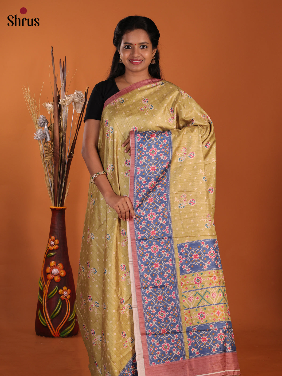 DJS09083 - Butter silk Saree