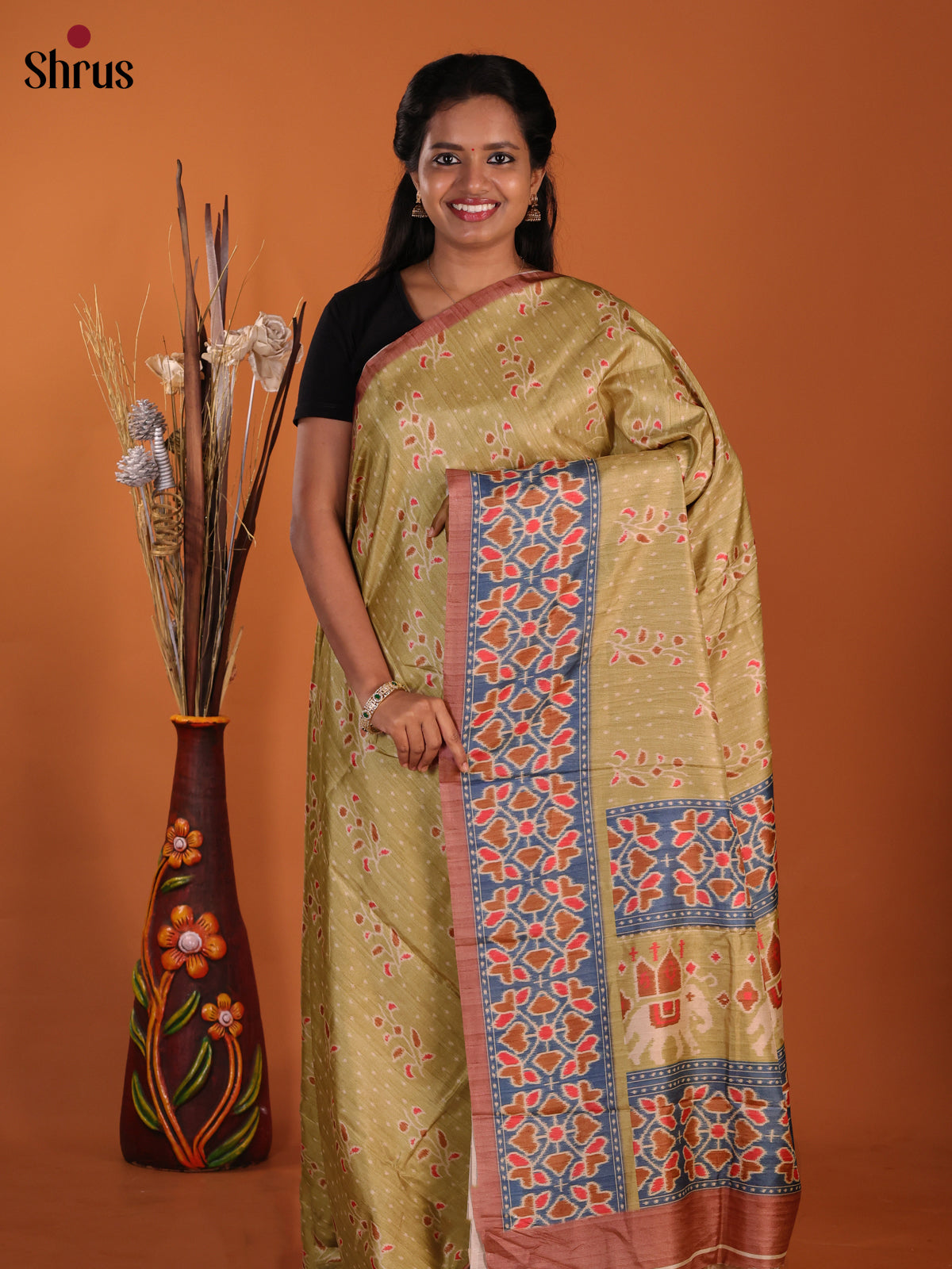 DJS09090 - Butter silk Saree