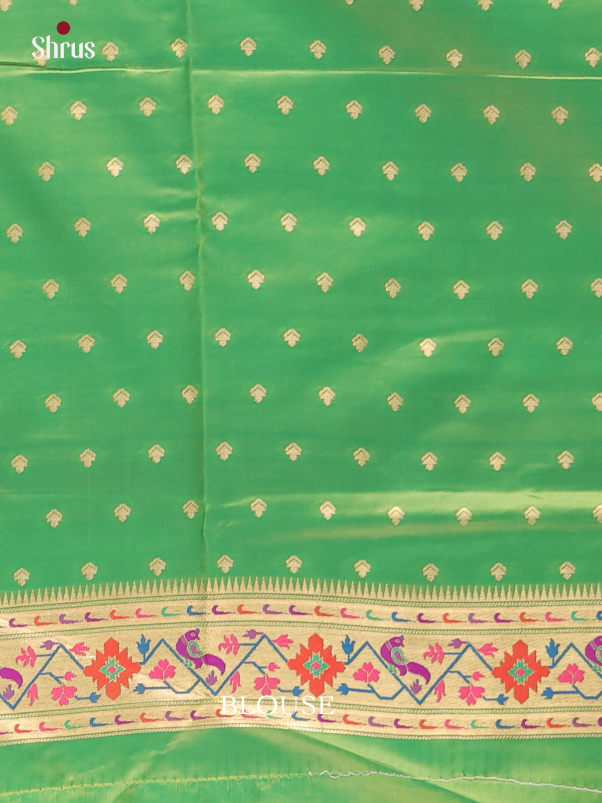 Green & Light Green - Semi Softsilk Saree