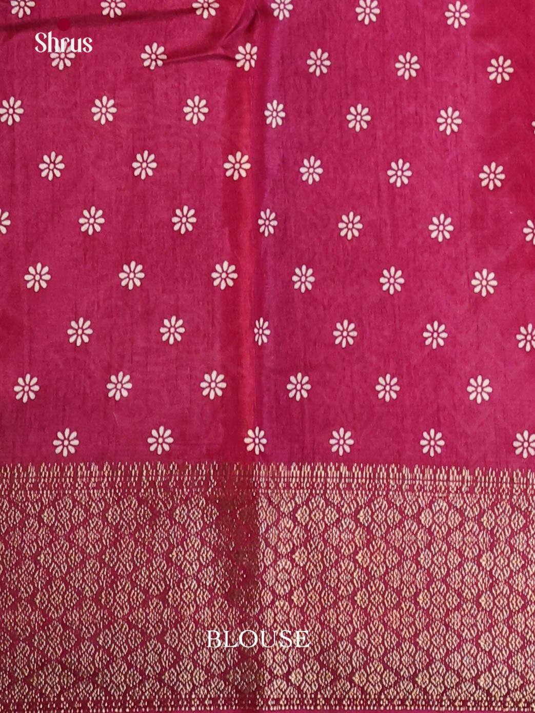 Maroon - Semi Crepe Saree