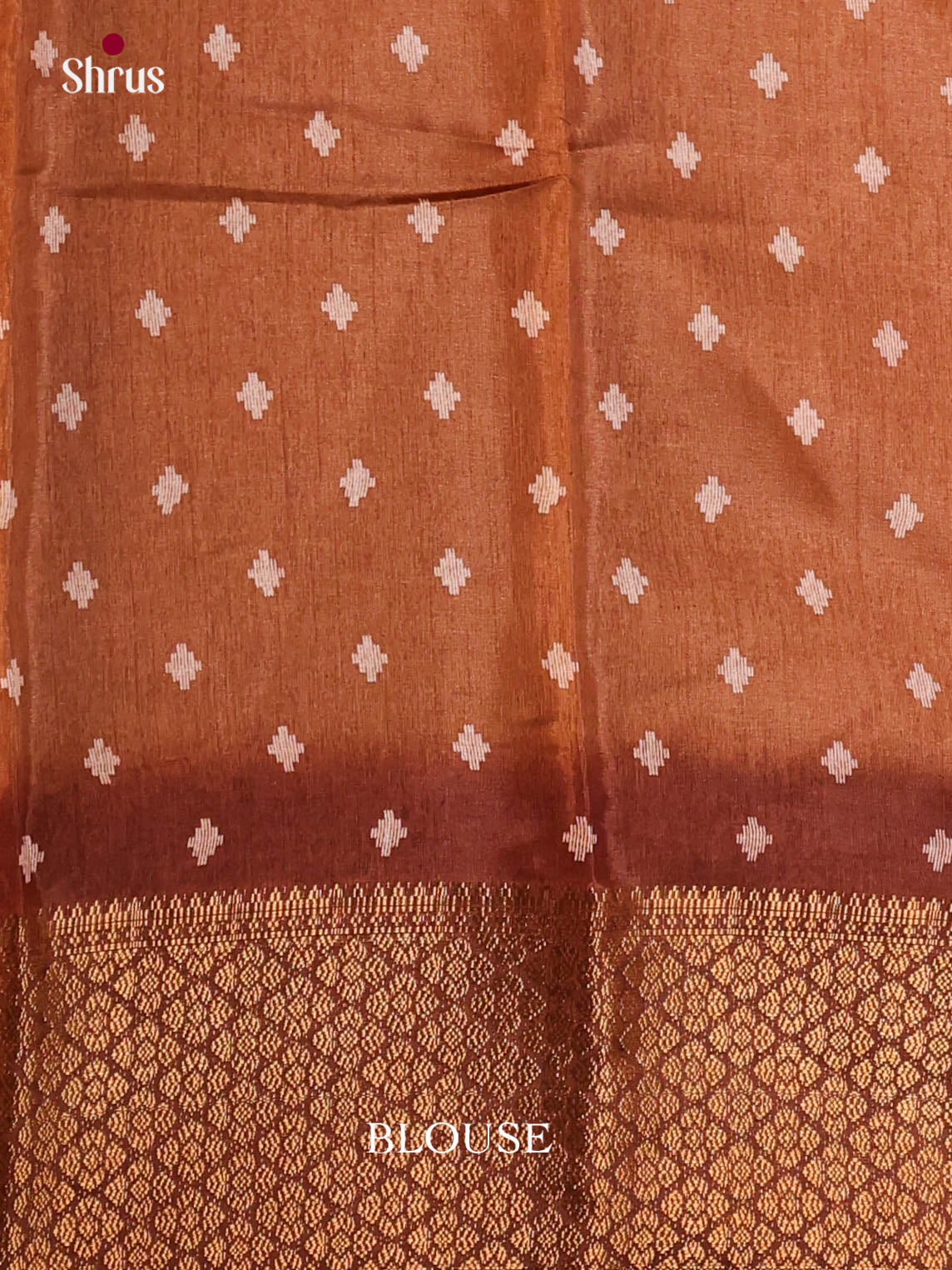 Light & Dark Brown  - Semi Crepe Saree - Shop on Shrus.com