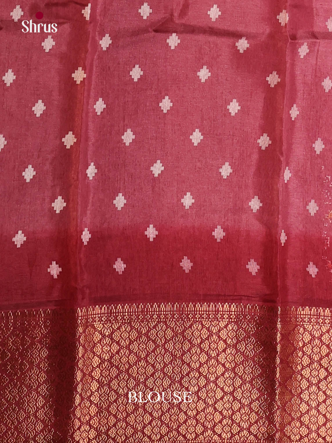 Maroon - Semi Crepe Saree - Shop on Shrus.com