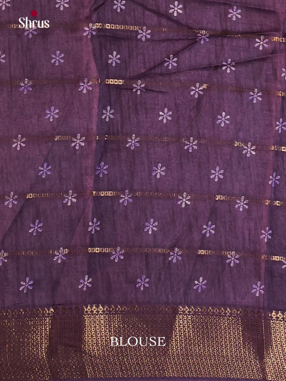 Violet - Semi Crepe Saree - Shop on Shrus.com