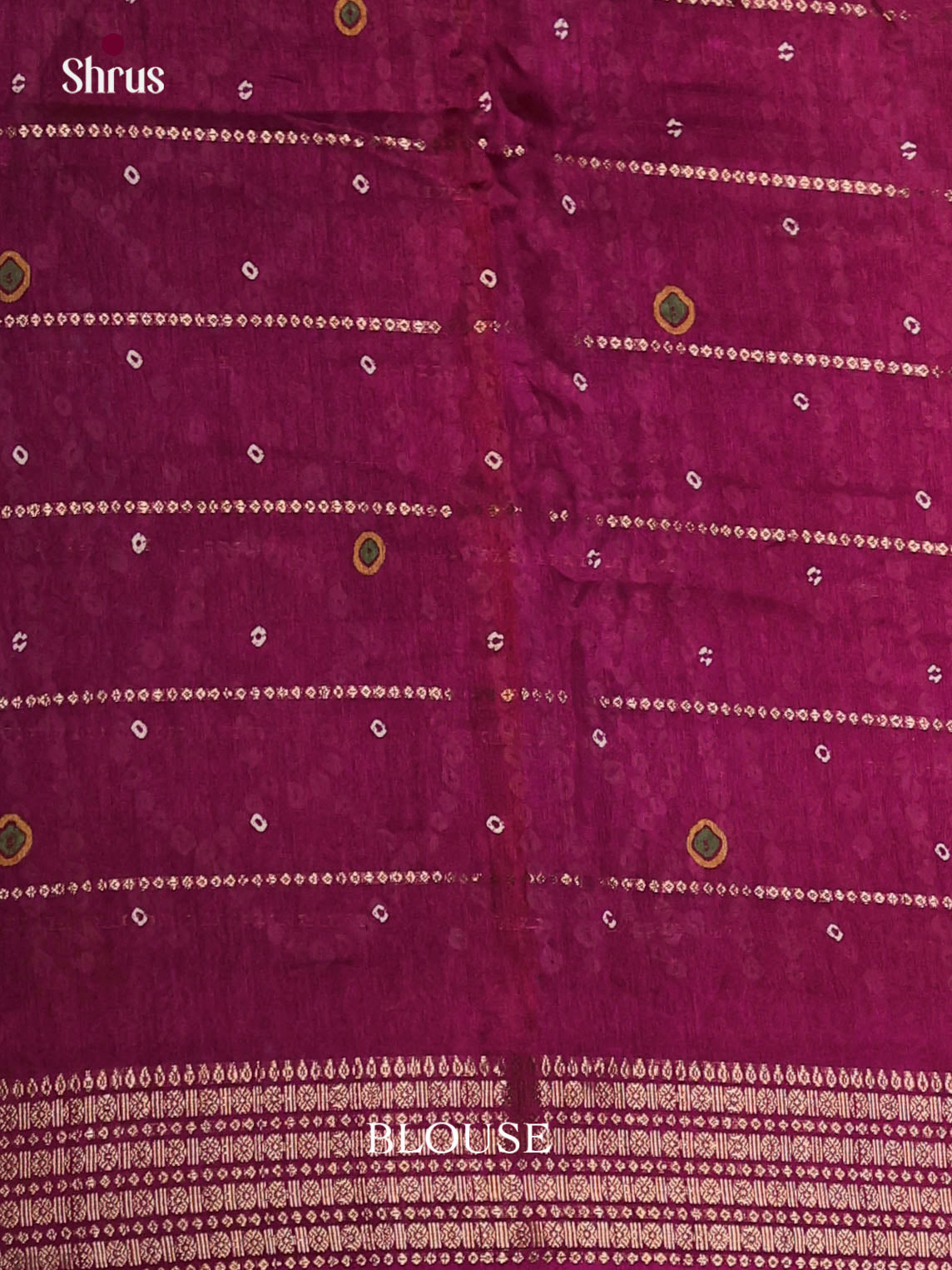 Wine - Semi Crepe Saree - Shop on Shrus.com