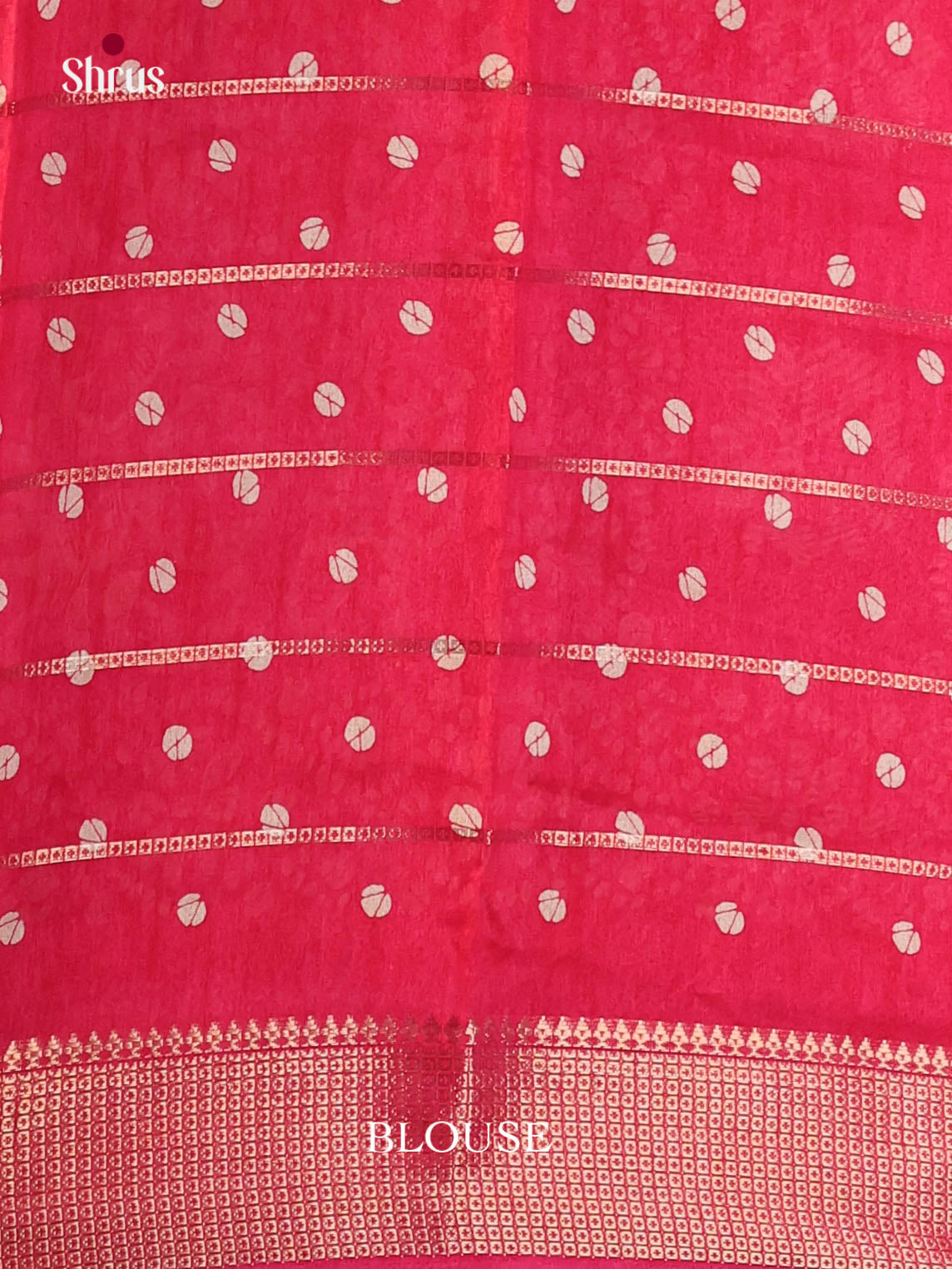 Pink- Semi Crepe Saree - Shop on Shrus.com