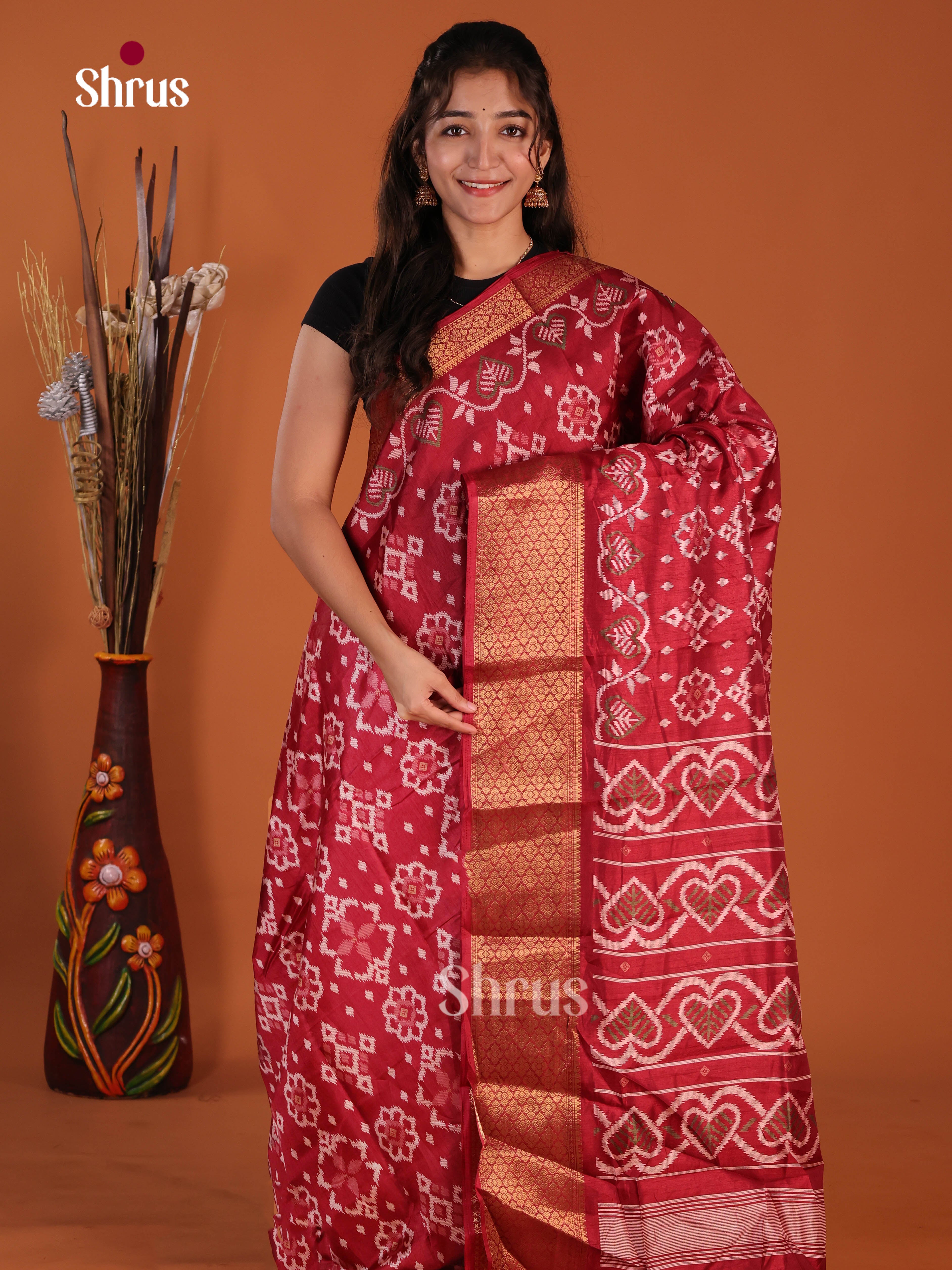 DJS09236 - Semi Crepe Saree