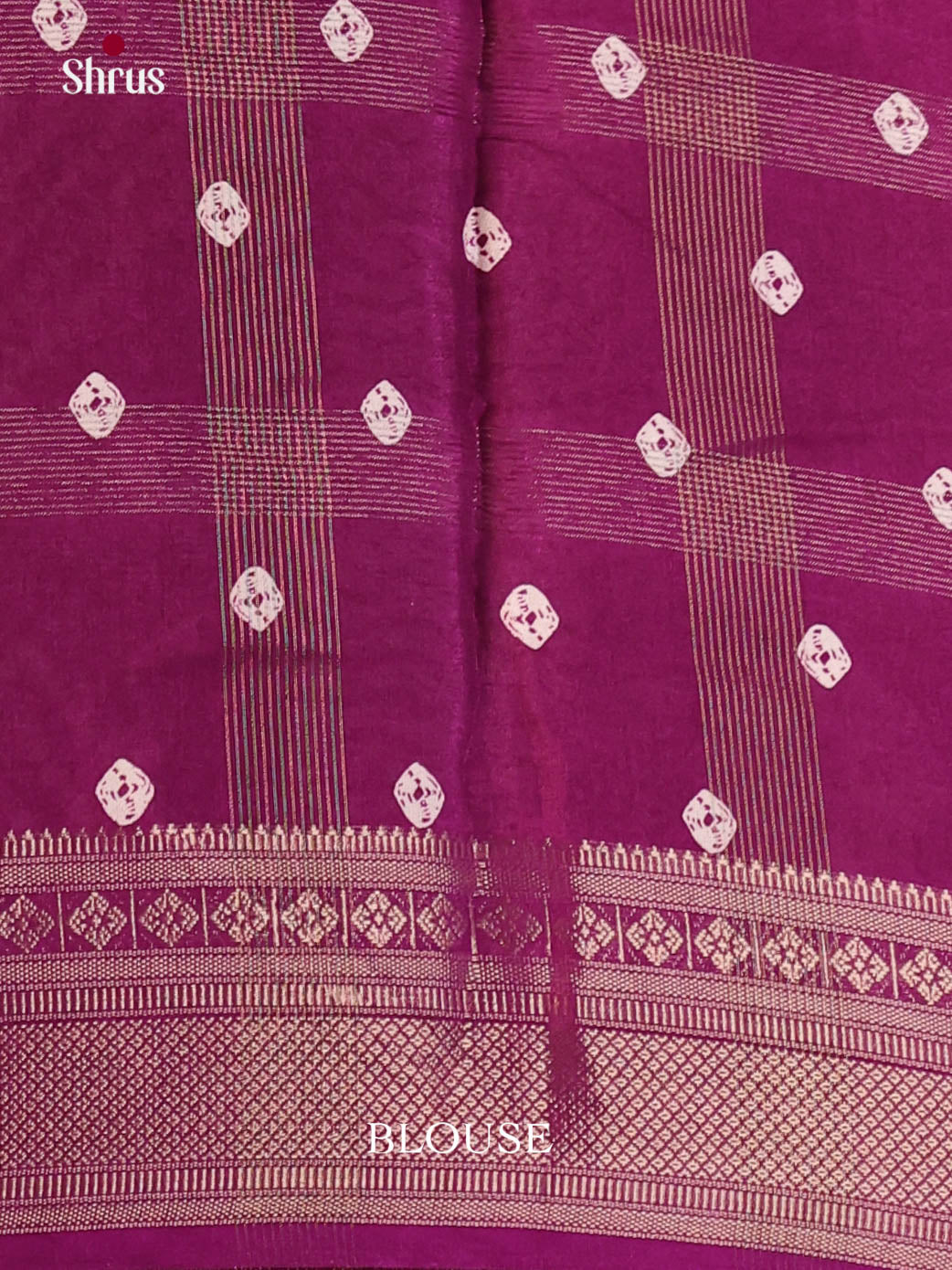 Purple - Semi Crepe Saree - Shop on Shrus.com