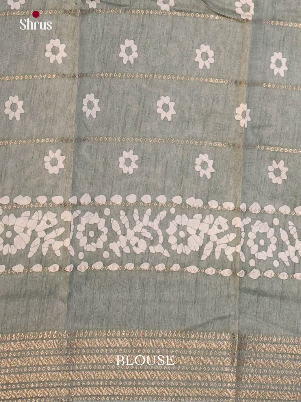 Grey - Semi Crepe Saree - Shop on Shrus.com