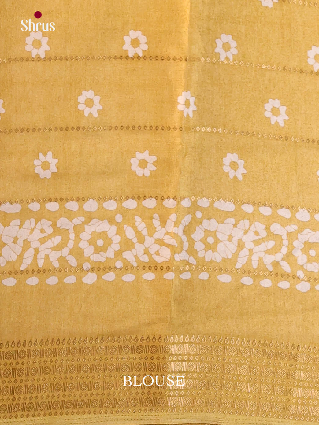 Mustard - Semi Crepe Saree - Shop on Shrus.com