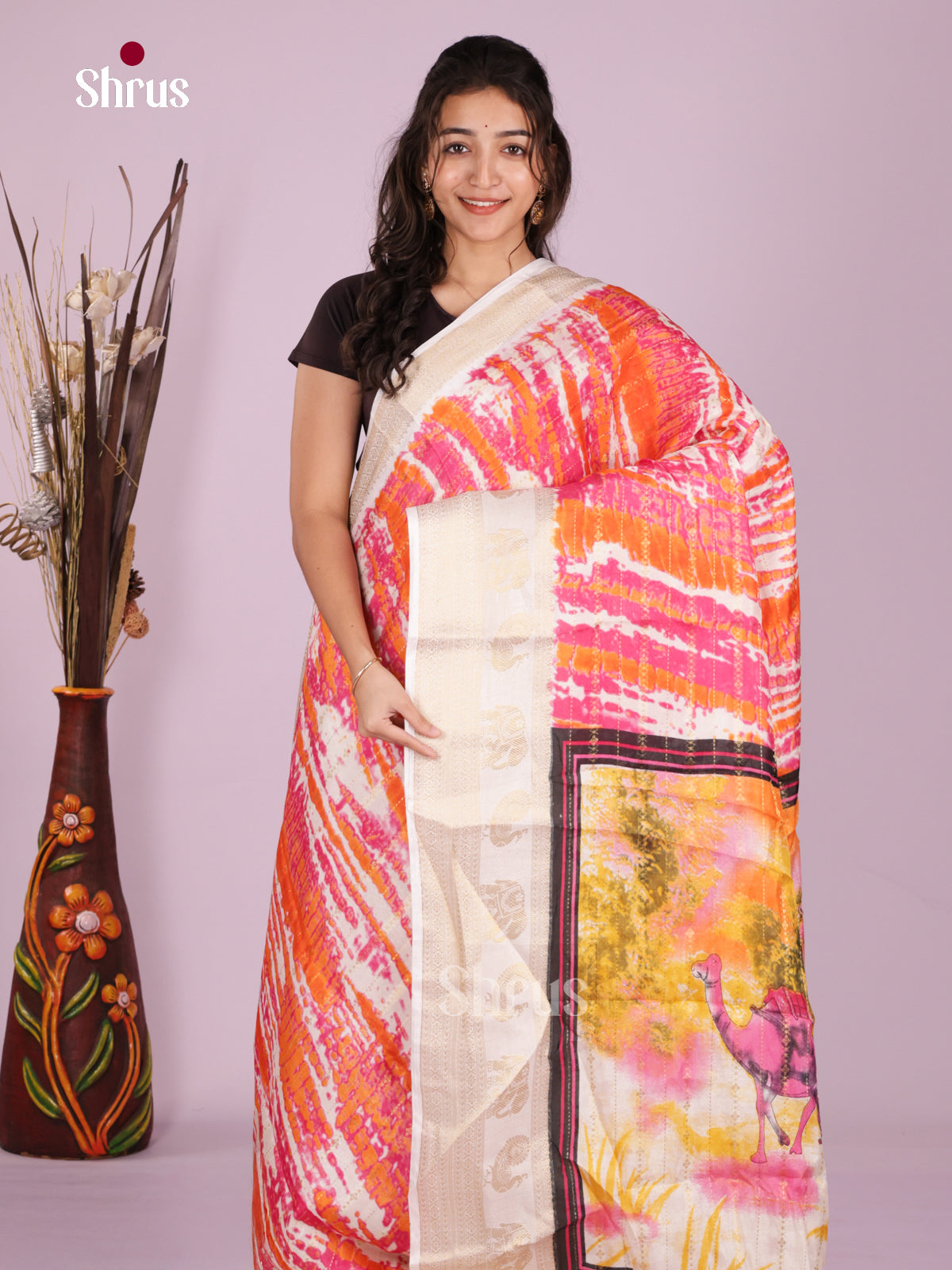 DJS10092 - Semi Mysoresilk Saree