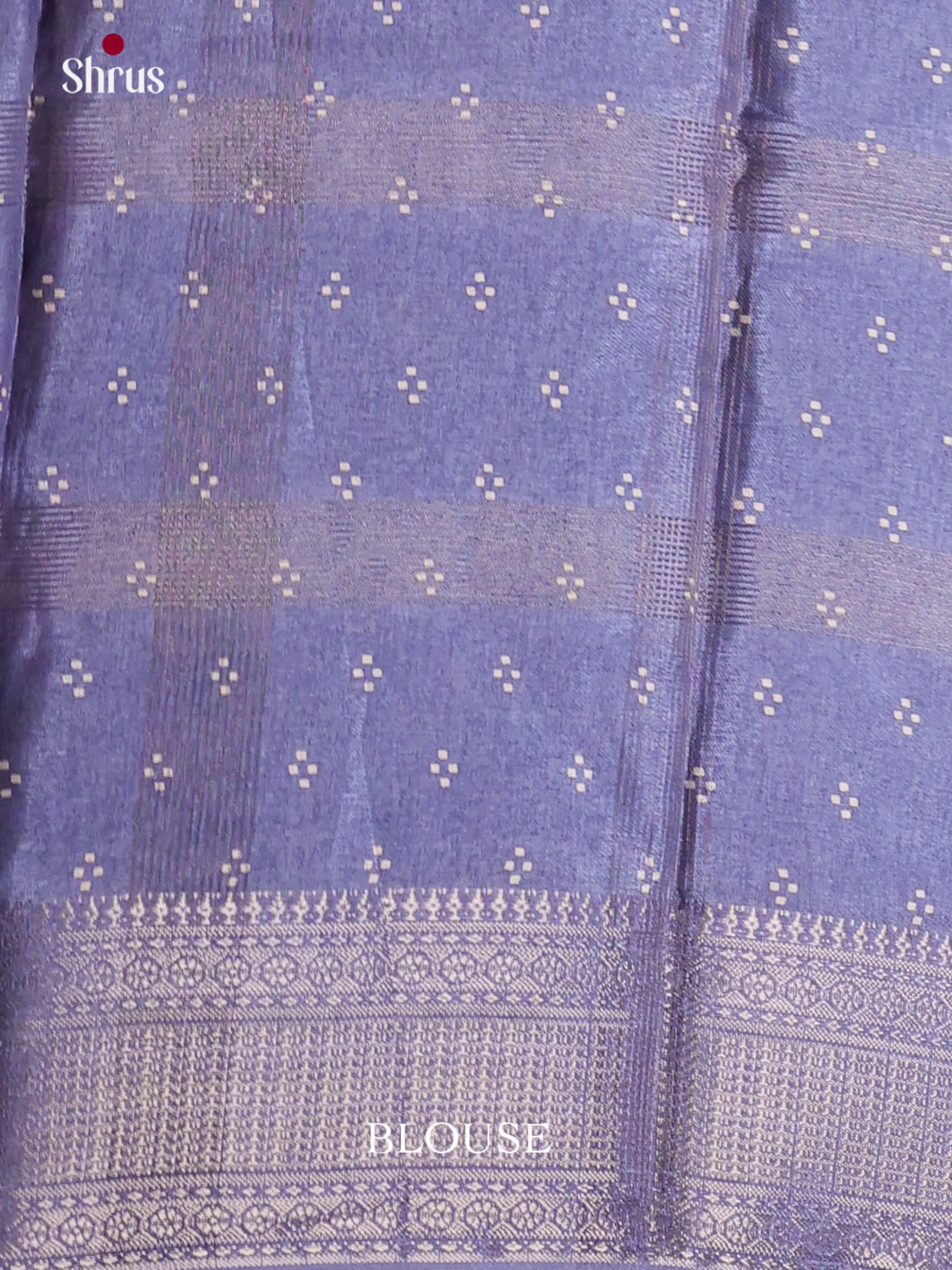 Blue - Semi Crepe Saree