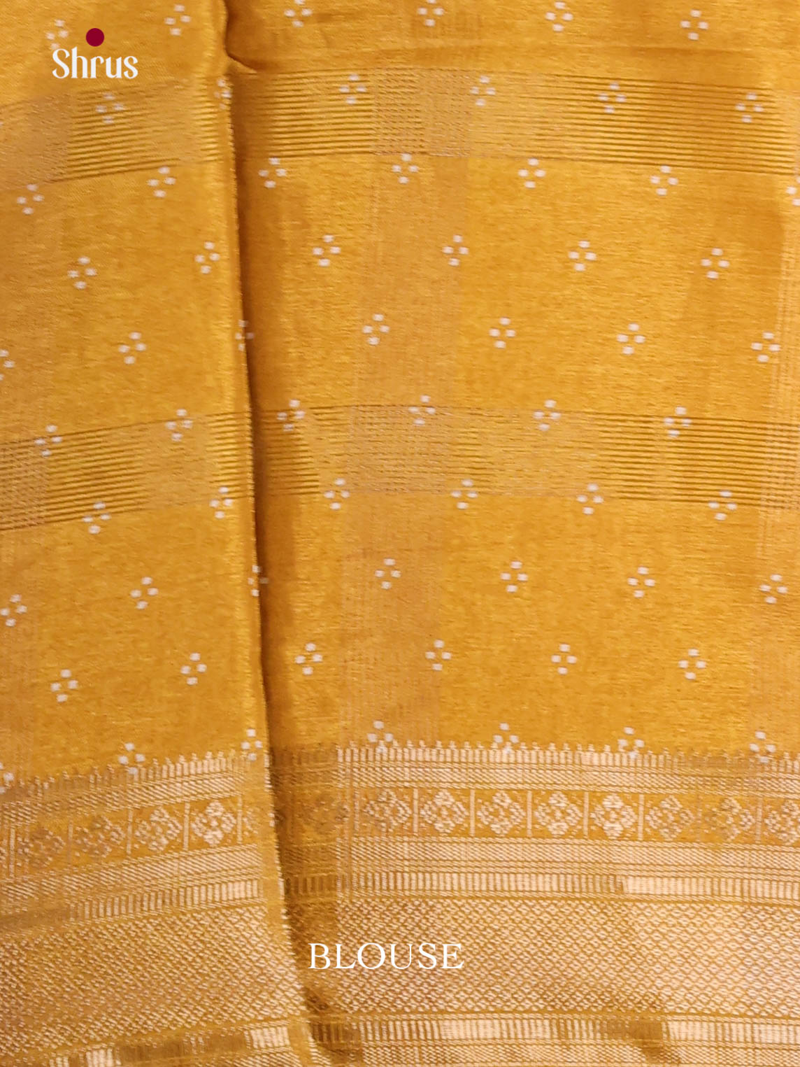 Mustard - Semi Crepe Saree - Shop on Shrus.com