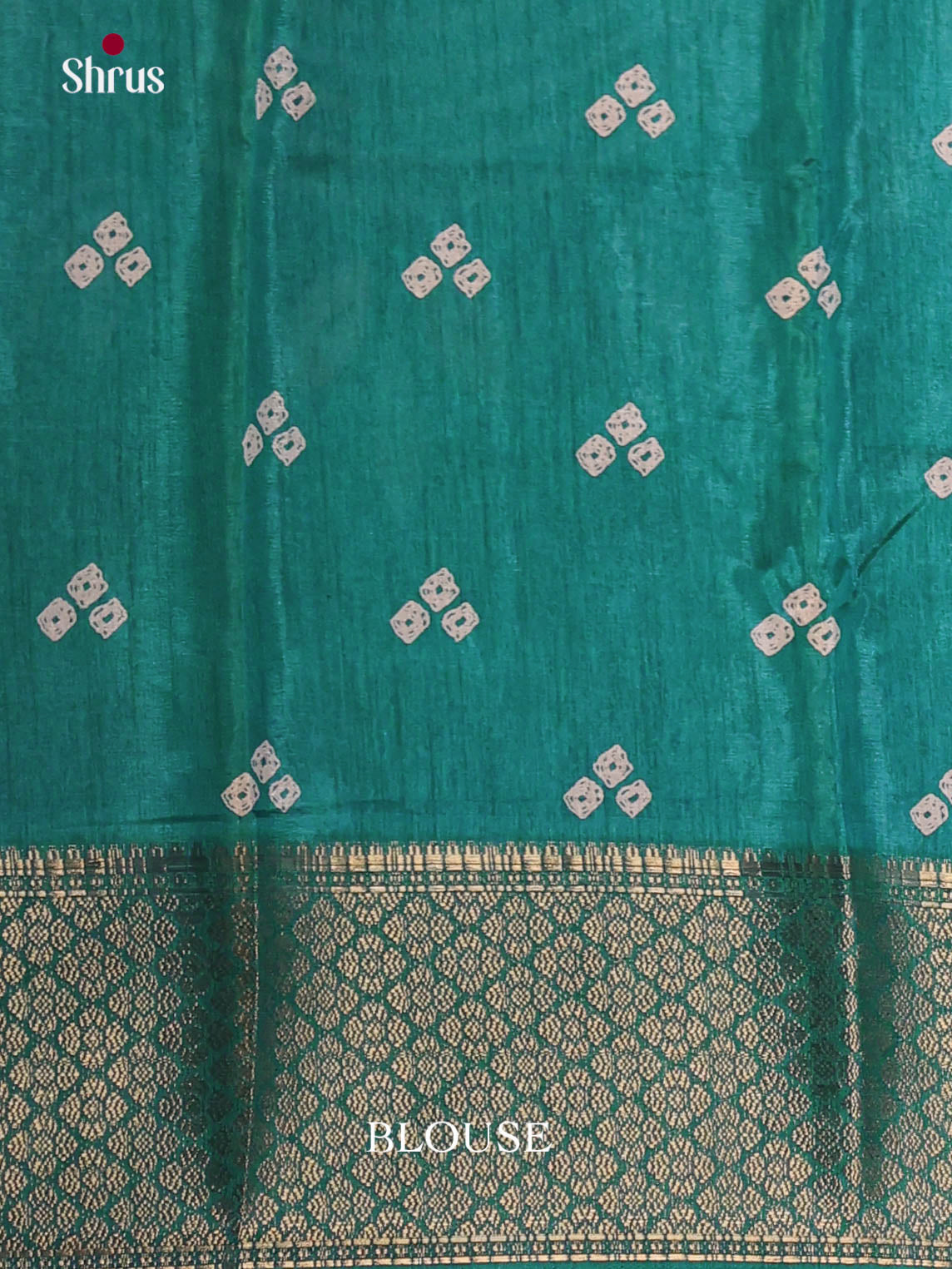 Green - Semi Crepe Saree - Shop on Shrus.com