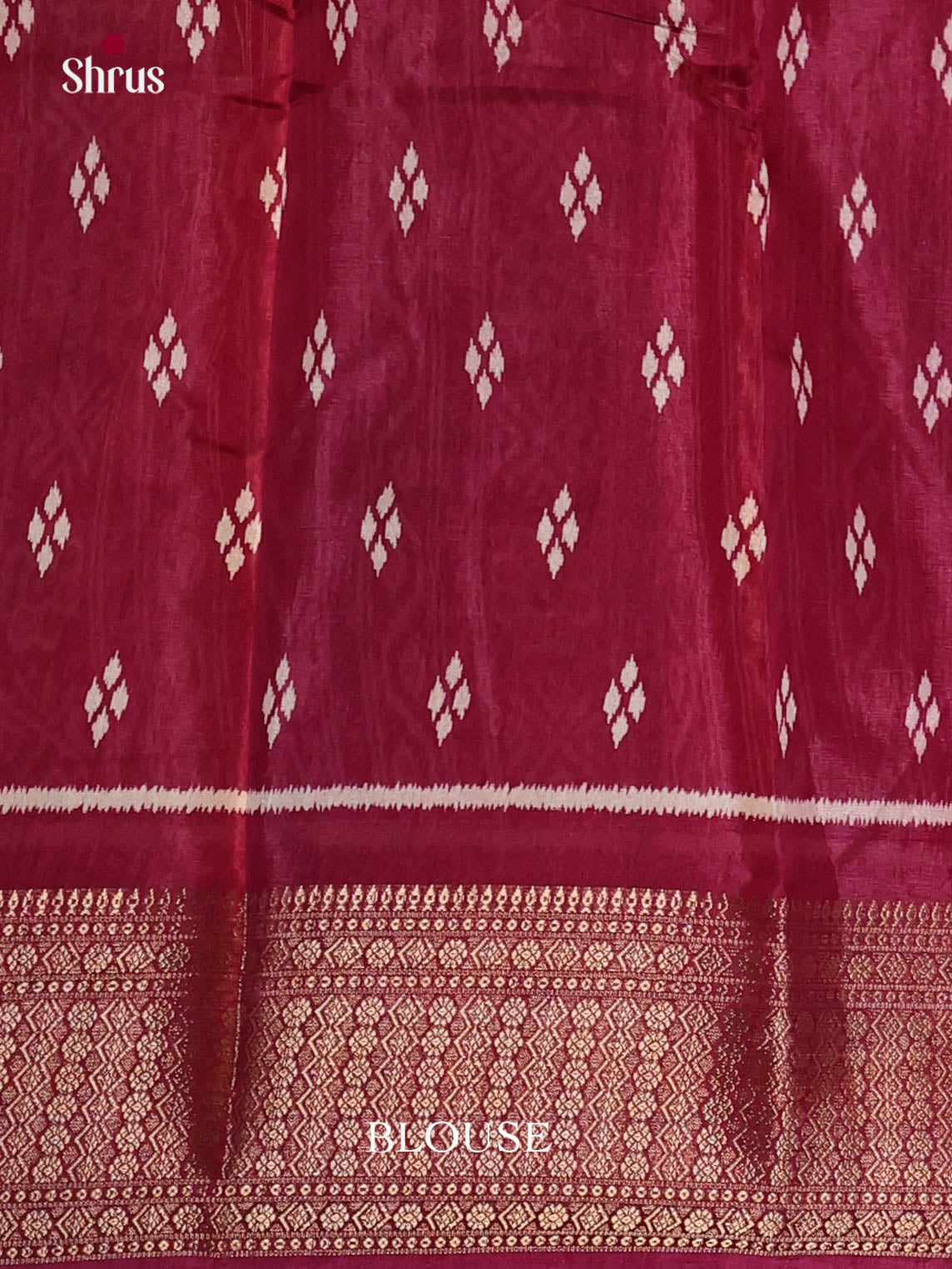 Maroon - Semi Crepe Saree - Shop on Shrus.com