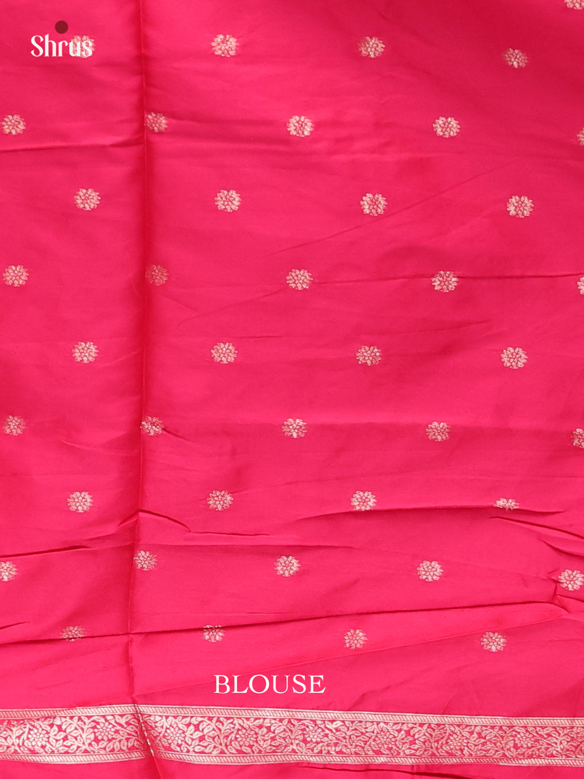 Bright Pink - Semi Softsilk Saree