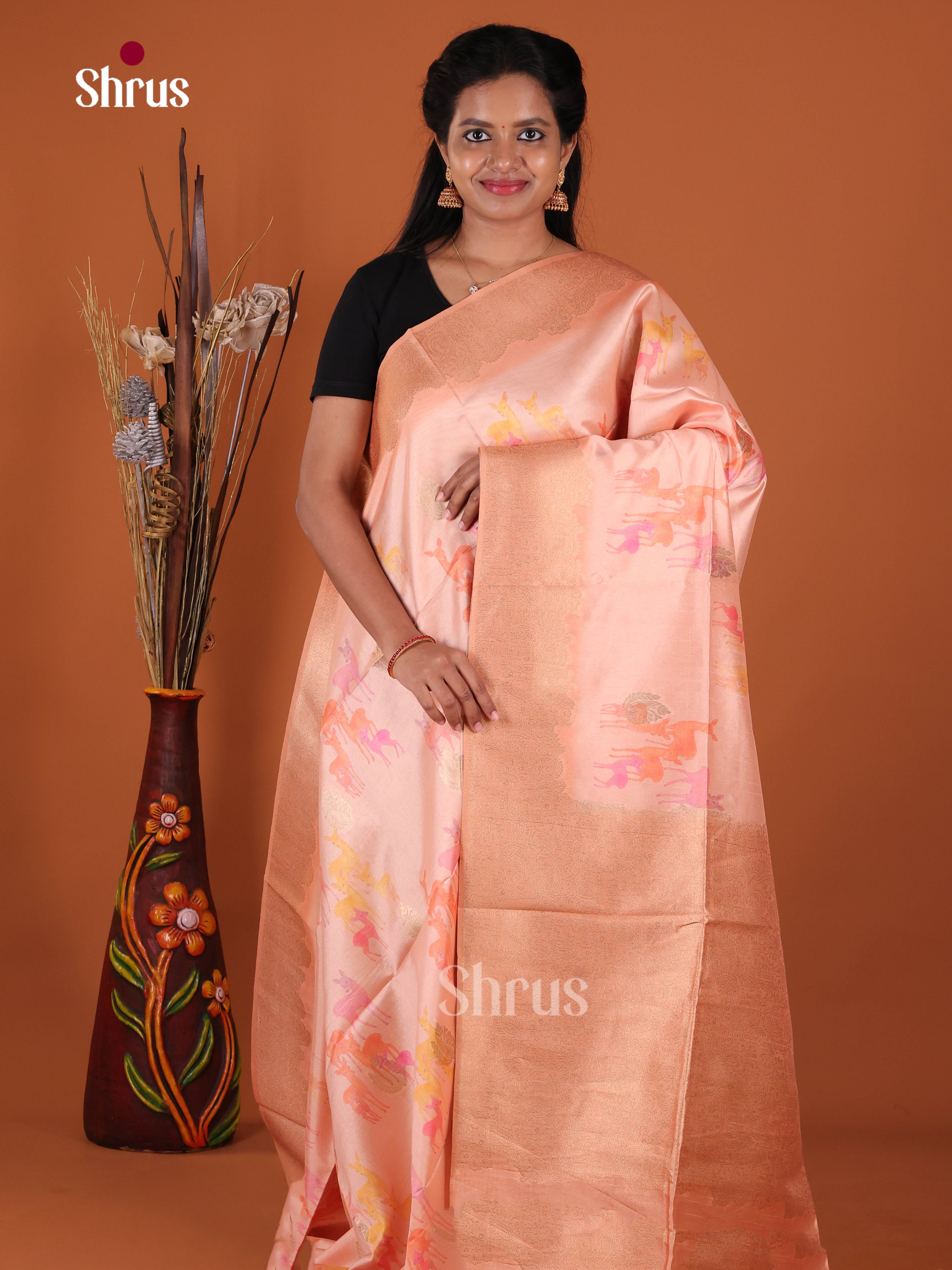 DJS10637 - Semi Jute Saree
