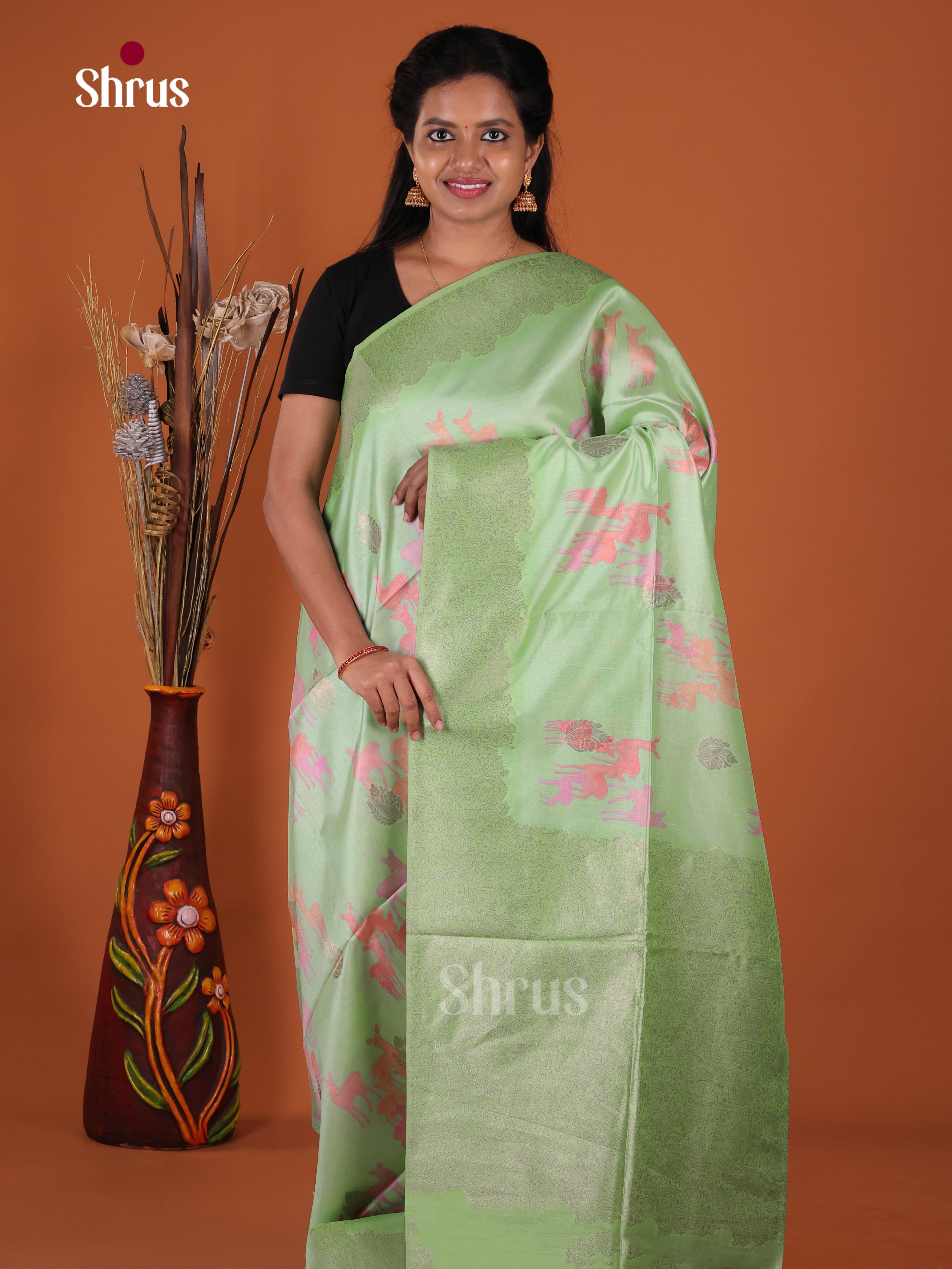 DJS10638 - Semi Jute Saree