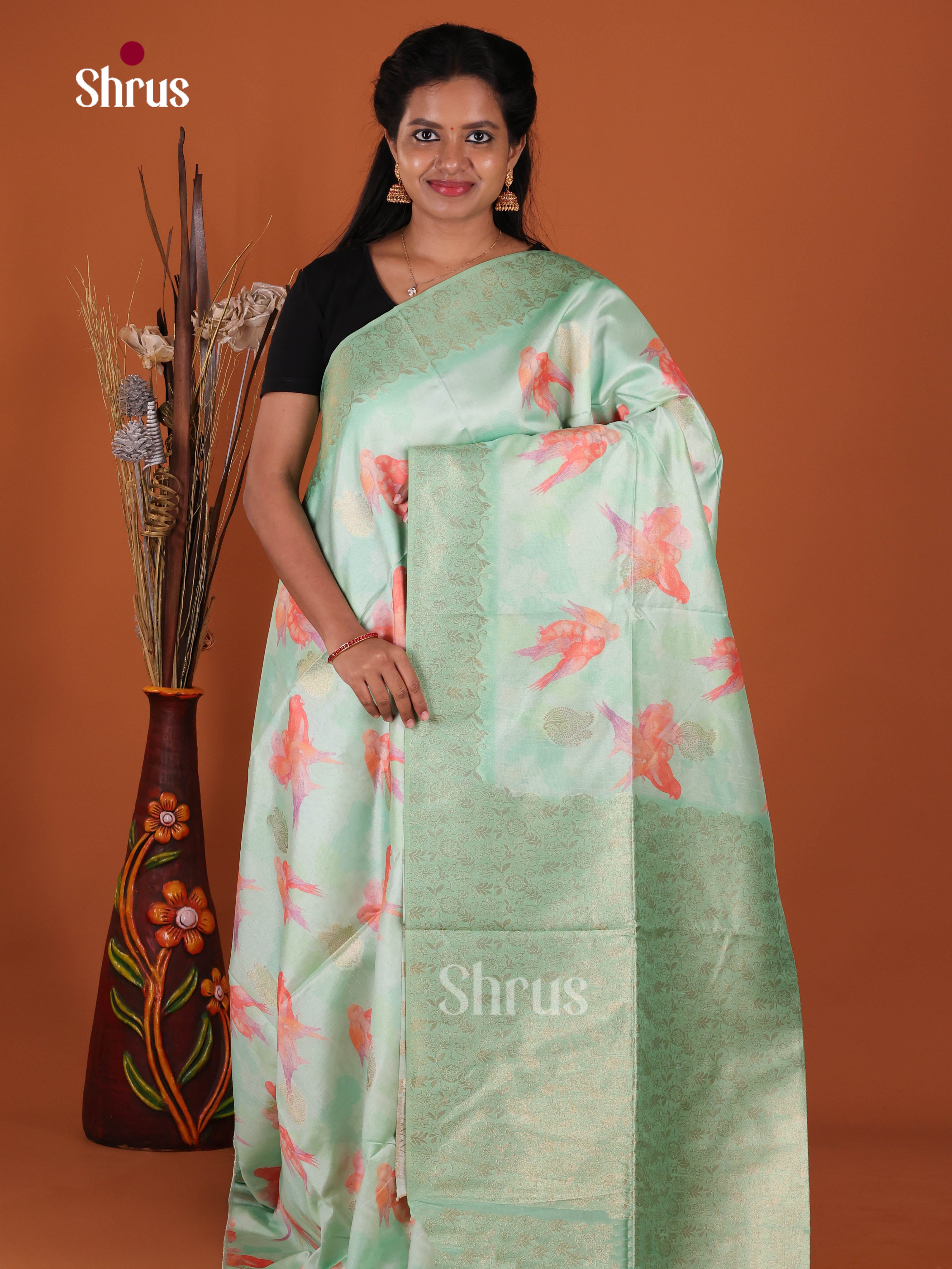 DJS10645 - Semi Jute Saree