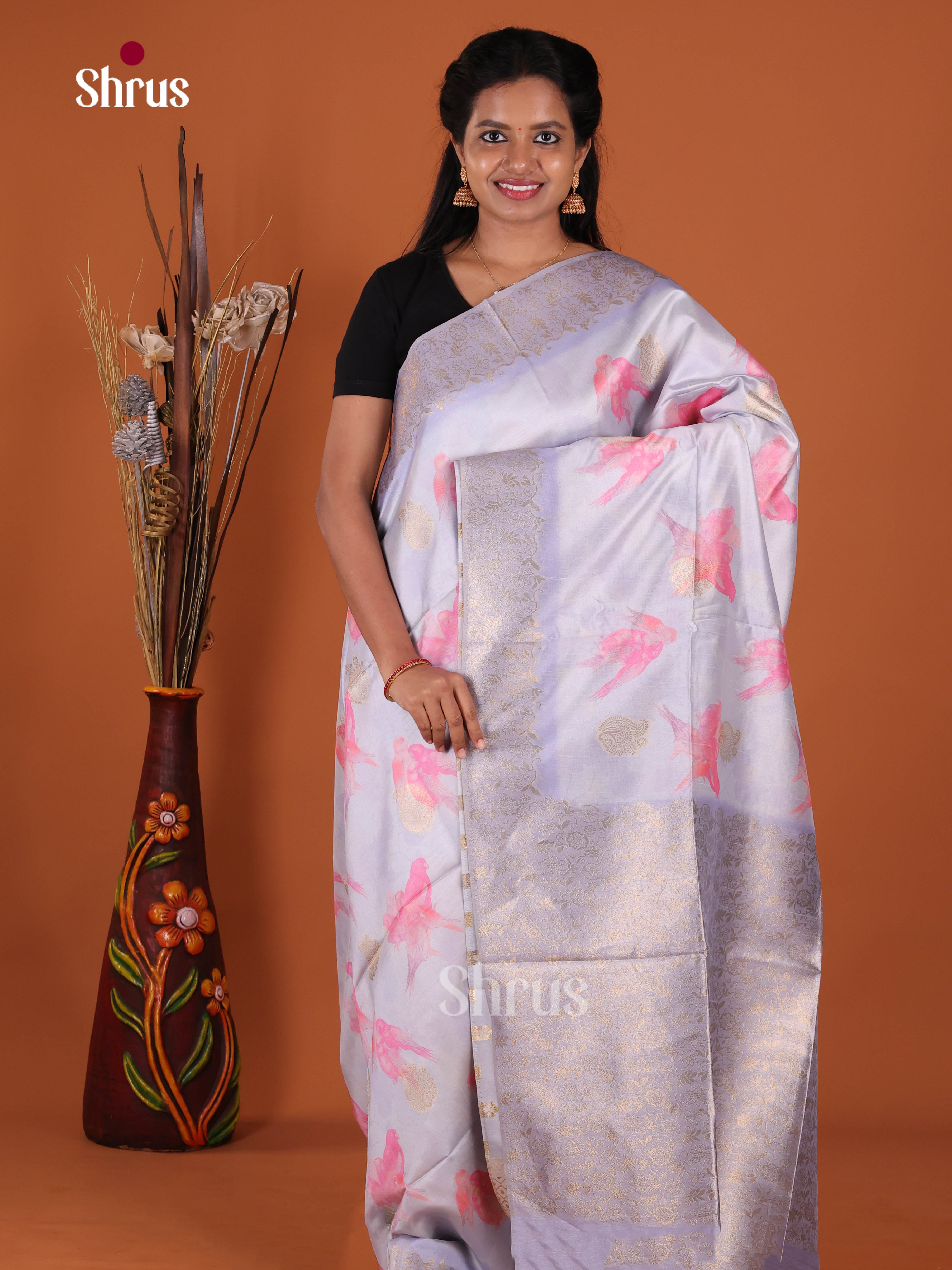 DJS10648 - Semi Jute Saree