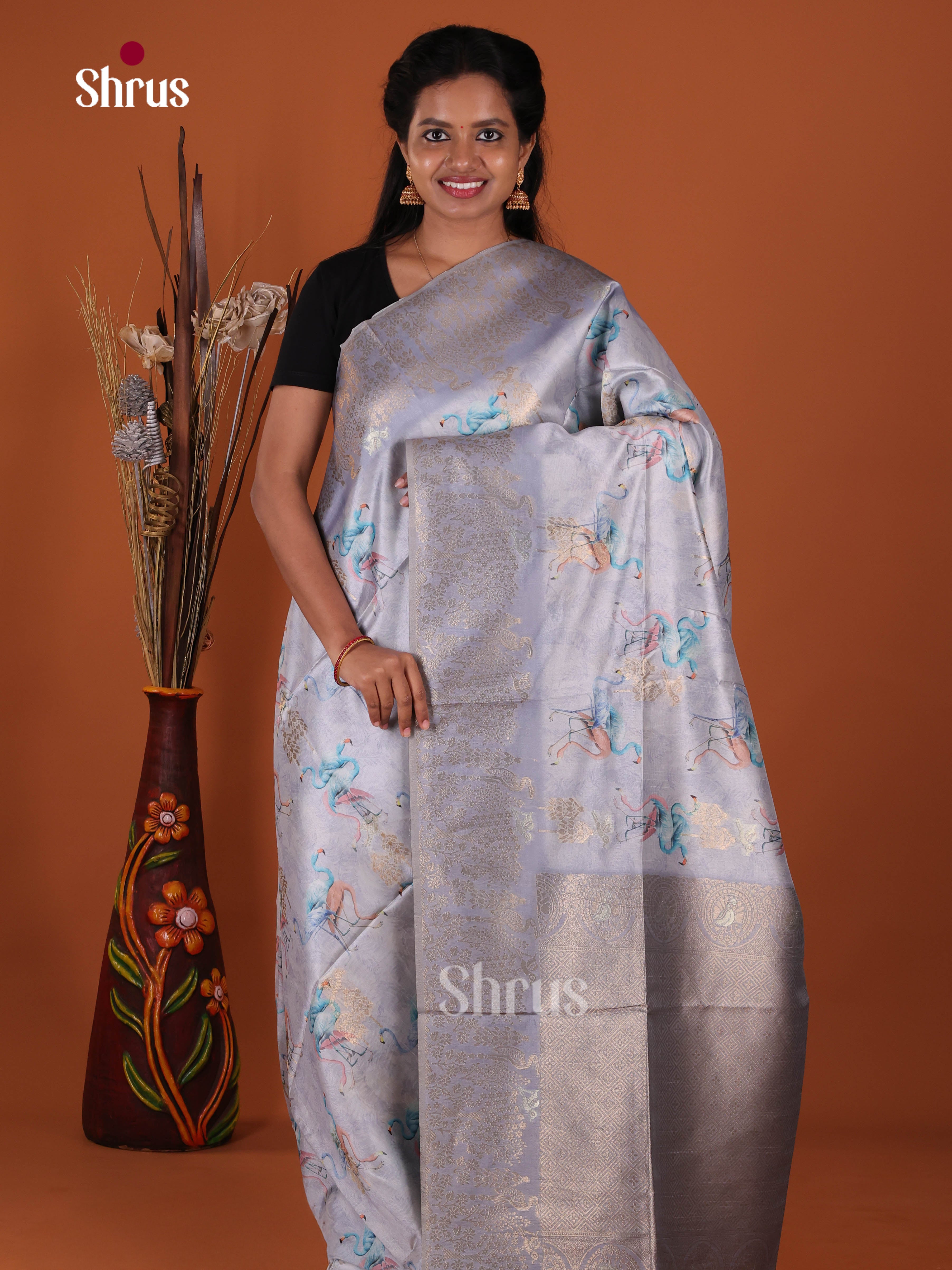 DJS10649 - Semi Jute Saree
