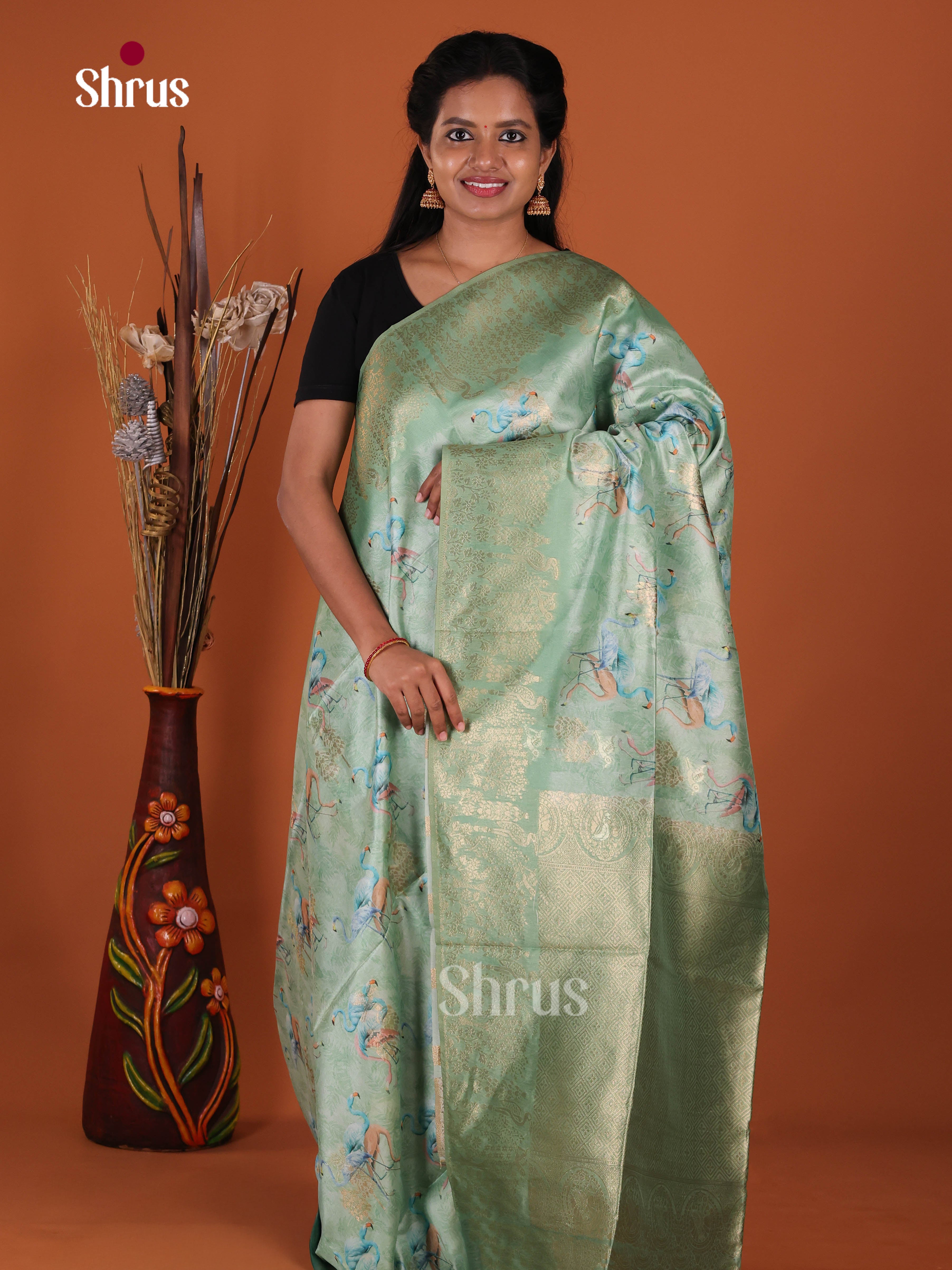 DJS10652 - Semi Jute Saree