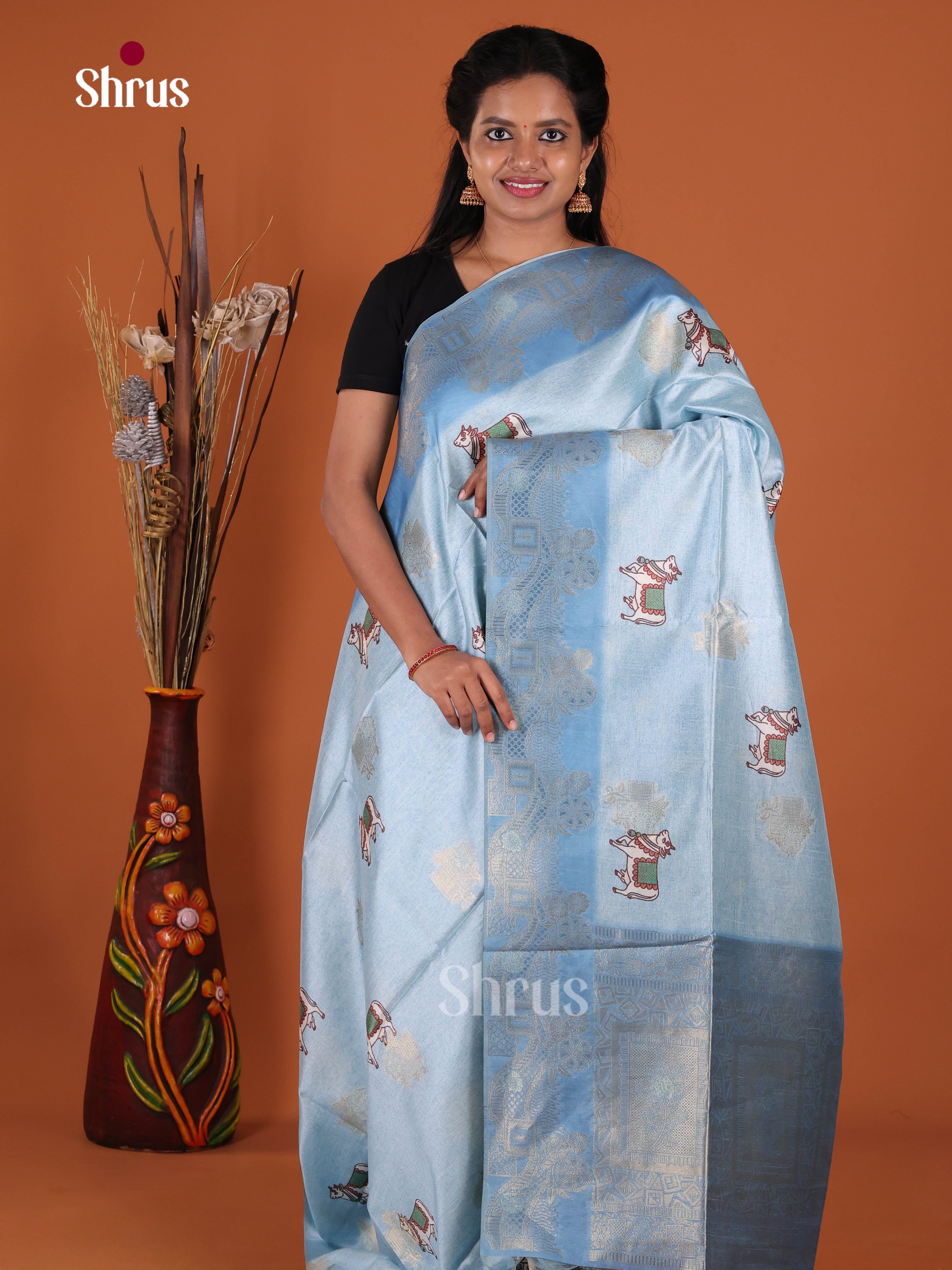 DJS10655 - Semi Jute Saree