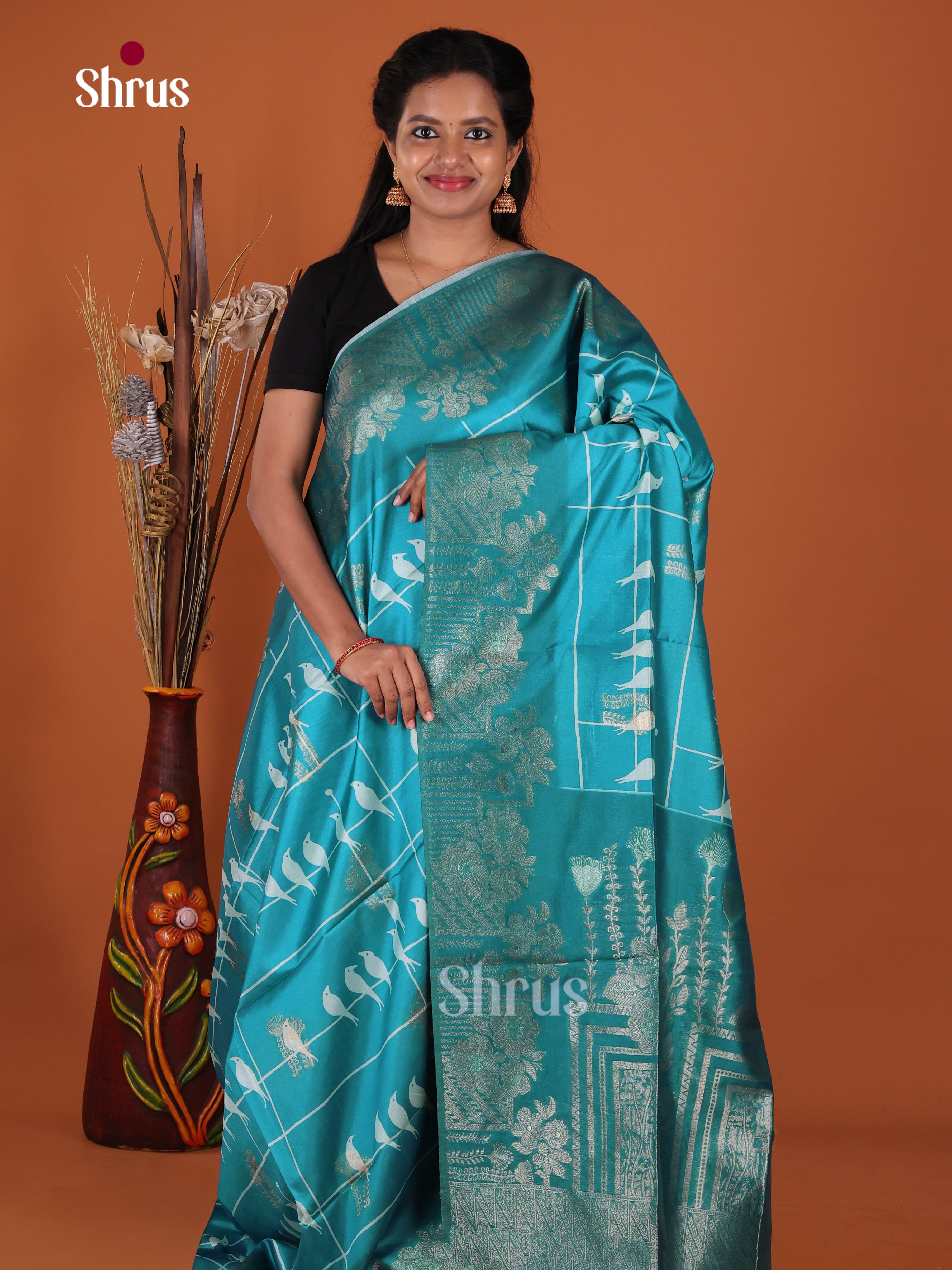 DJS10672 - Semi Jute Saree