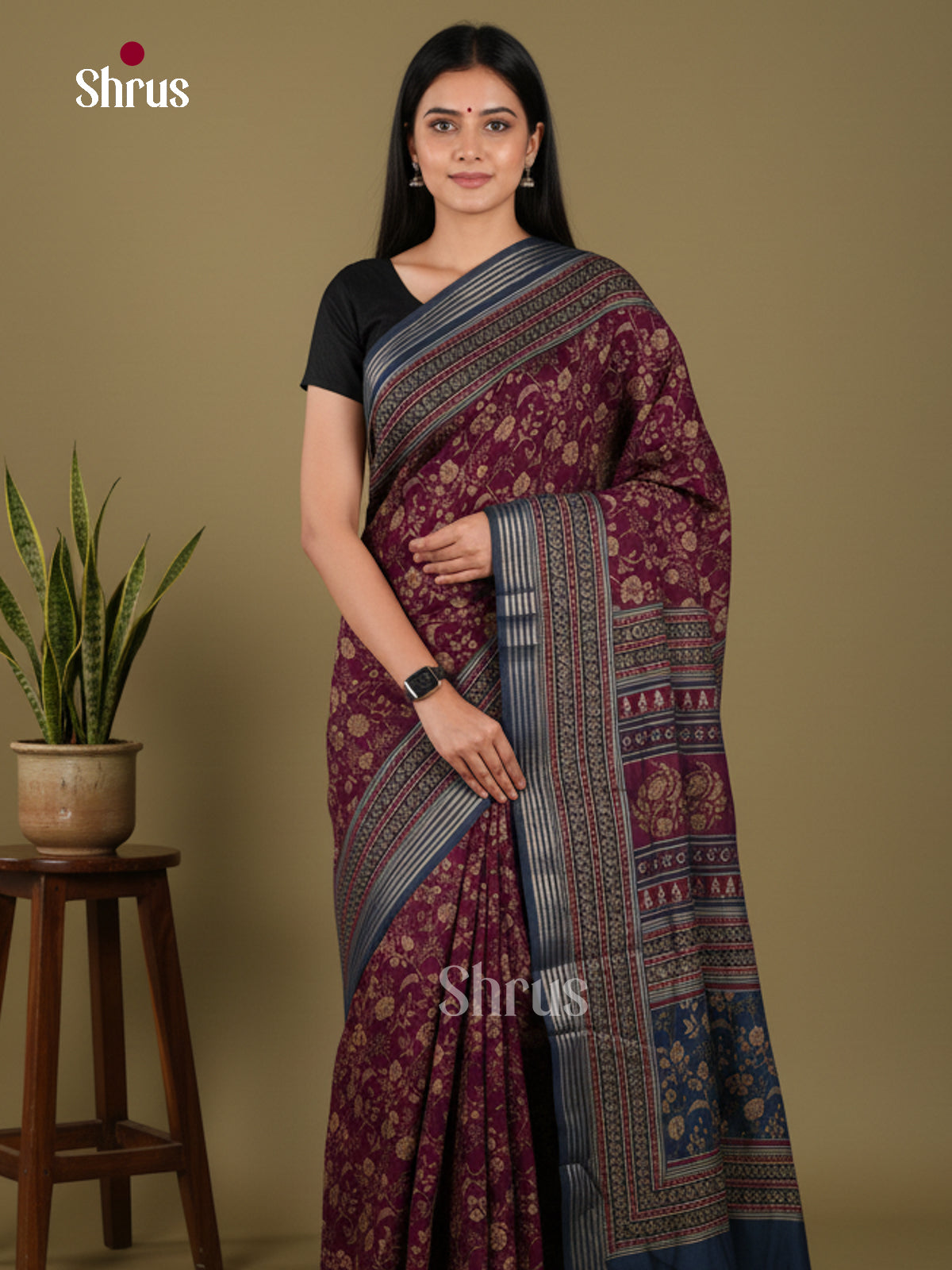 DJS11012 - Art Modal Saree - Shop on Shrus.com